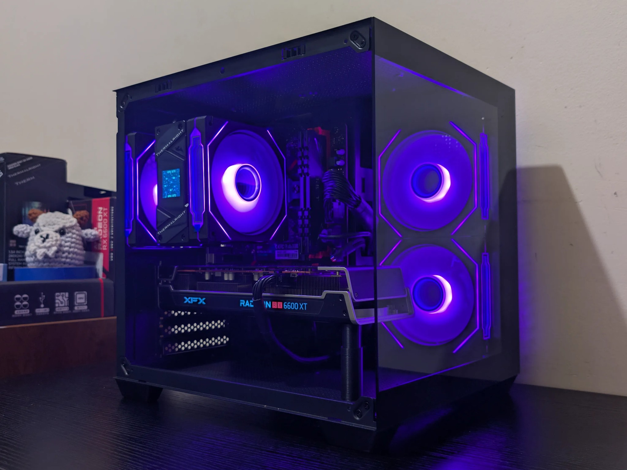 🐦‍⬛ Black RGB Gaming PC | RX 6600XT | Ryzen 5 3600 | 1TB SSD | 16GB RAM | WiFi & Bluetooth 🐦‍⬛