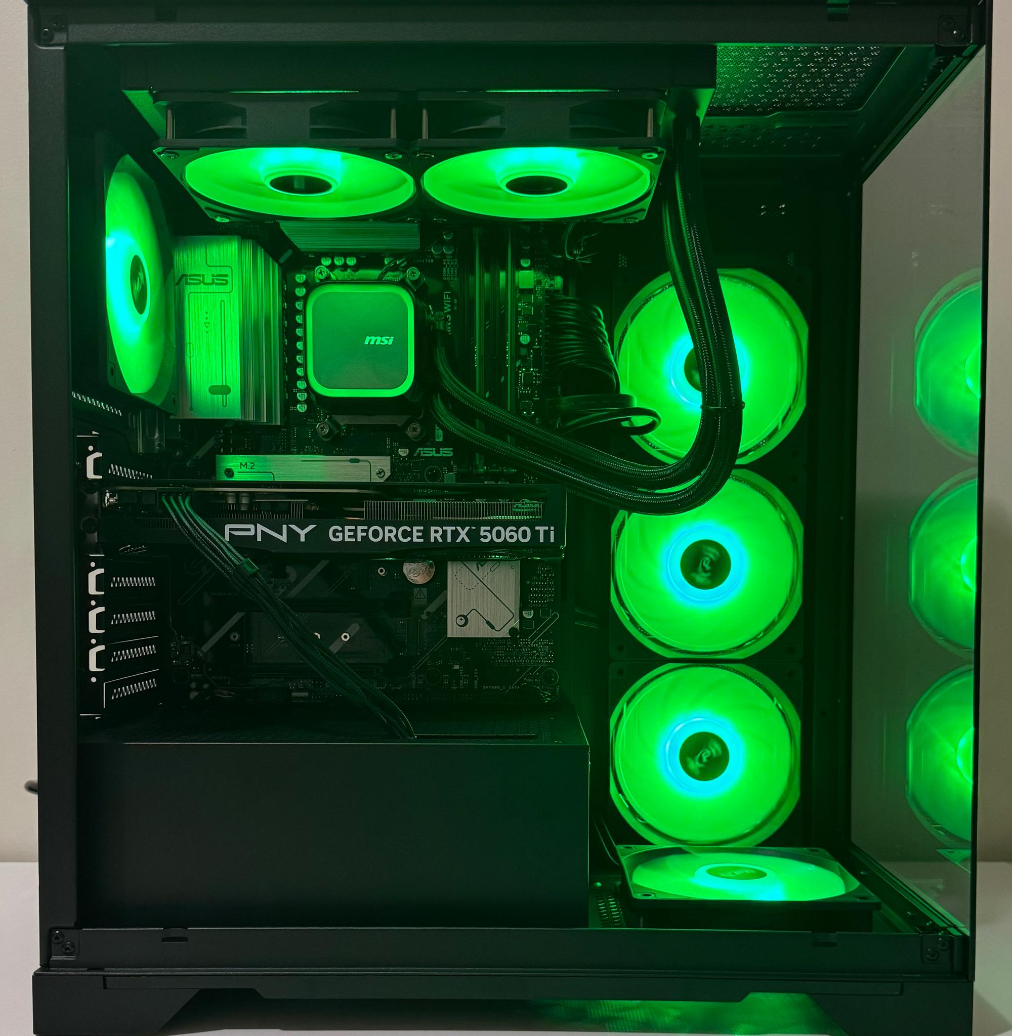 AMD X3D Ryzen 5 7500X3D 32GB DDR5 RAM GeForce RTX 5060 Ti 1TB Gen5 NVMe SSD Corsair 850W Gaming PC