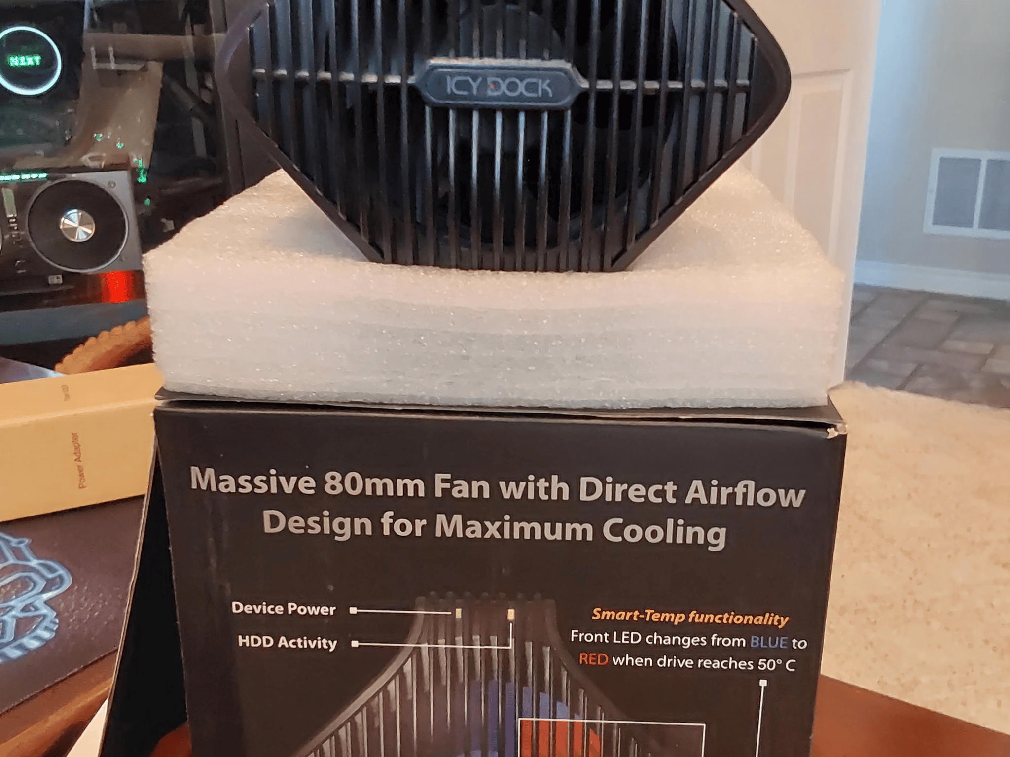 ICY DOCK Blizzard USB 3.0 & eSATA External 3.5” Sata Hard Drive Enclosure (MB080U3S-1SB)