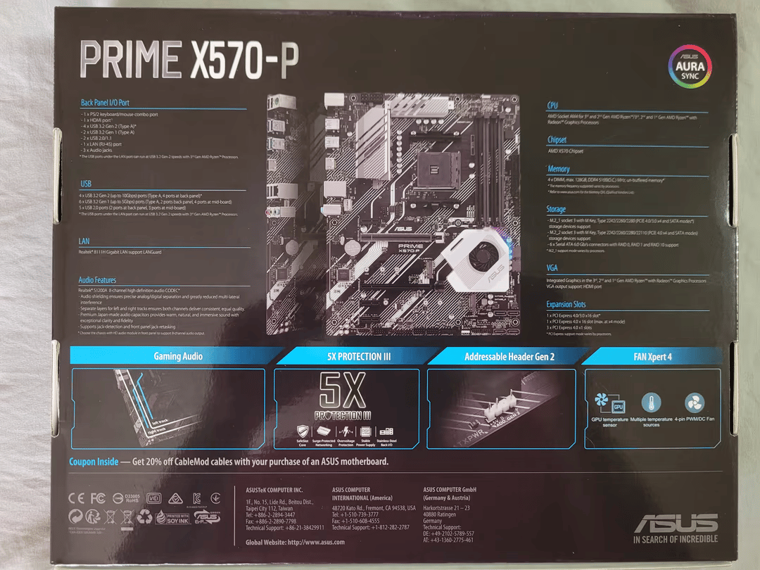 Open Box! ASUS PRIME X570-P