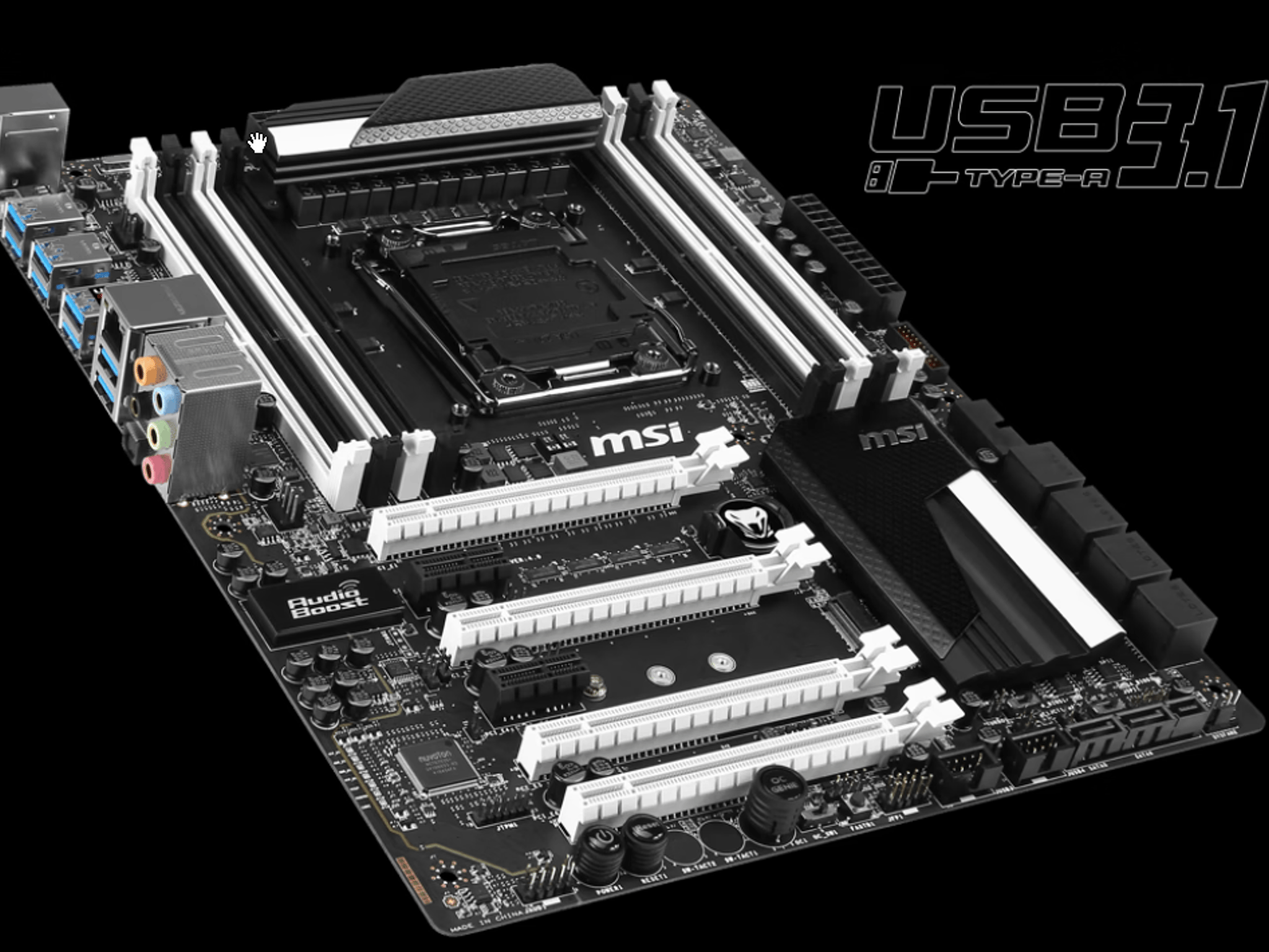 MSI Intel X99A SLI KRAIT Edition Motherboard (LGA 2011-3 socket). “Open-box”, in original retail box