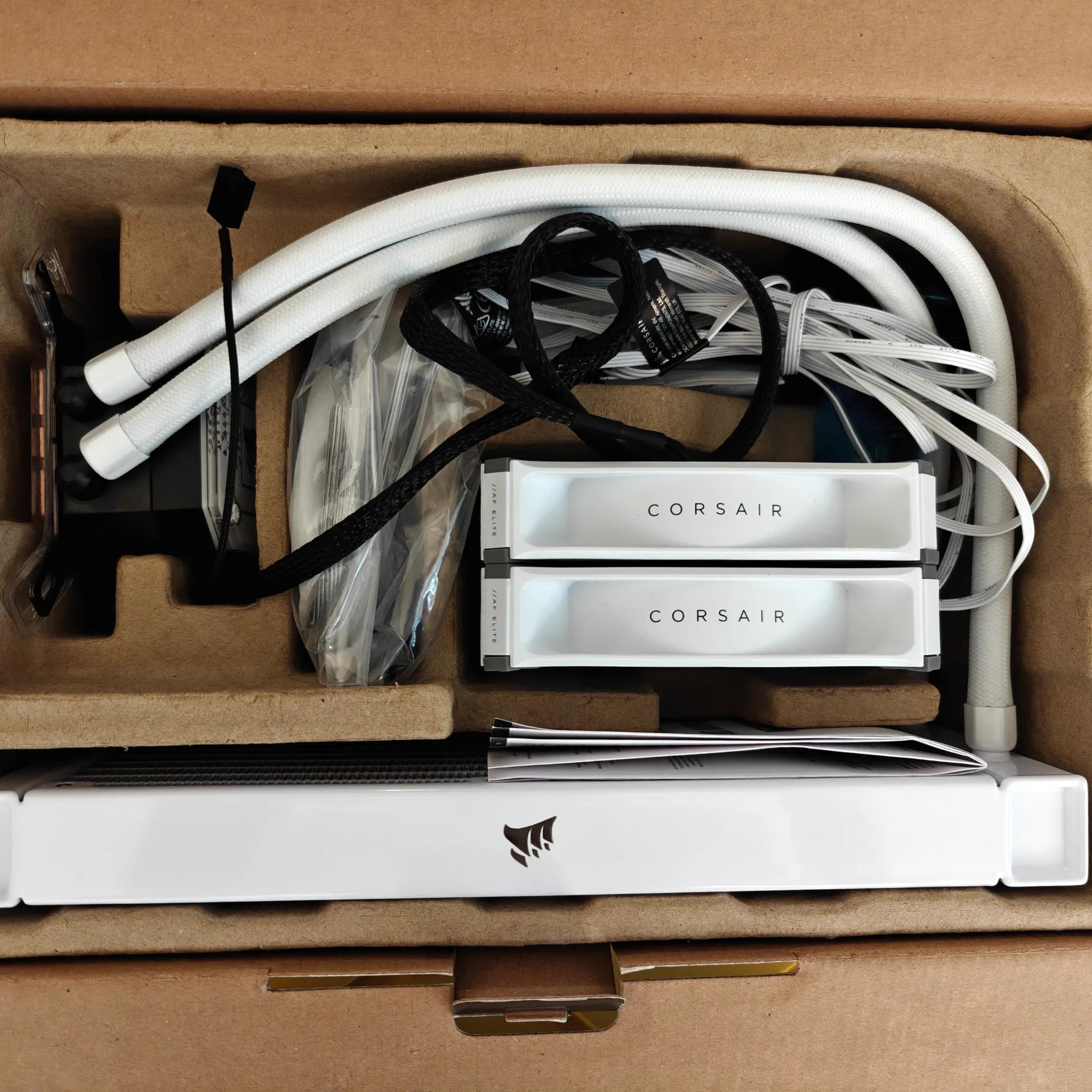Corsair iCUE H100i ELITE CAPELLIX XT Liquid CPU Cooler White - CW-9060072-WW