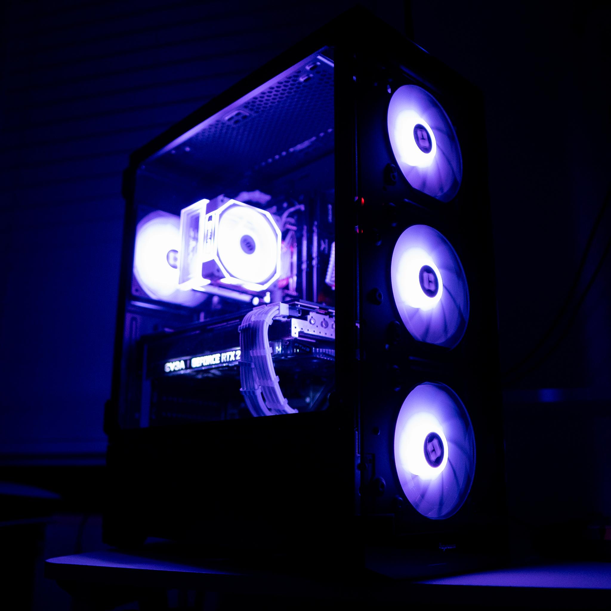 ⚪🟣 | NVIDIA RTX 2080Ti | RYZEN 5 3600X | 16GB DDR4 RAM | 1TB NVME SSD | Amethyst Achiever 2.0