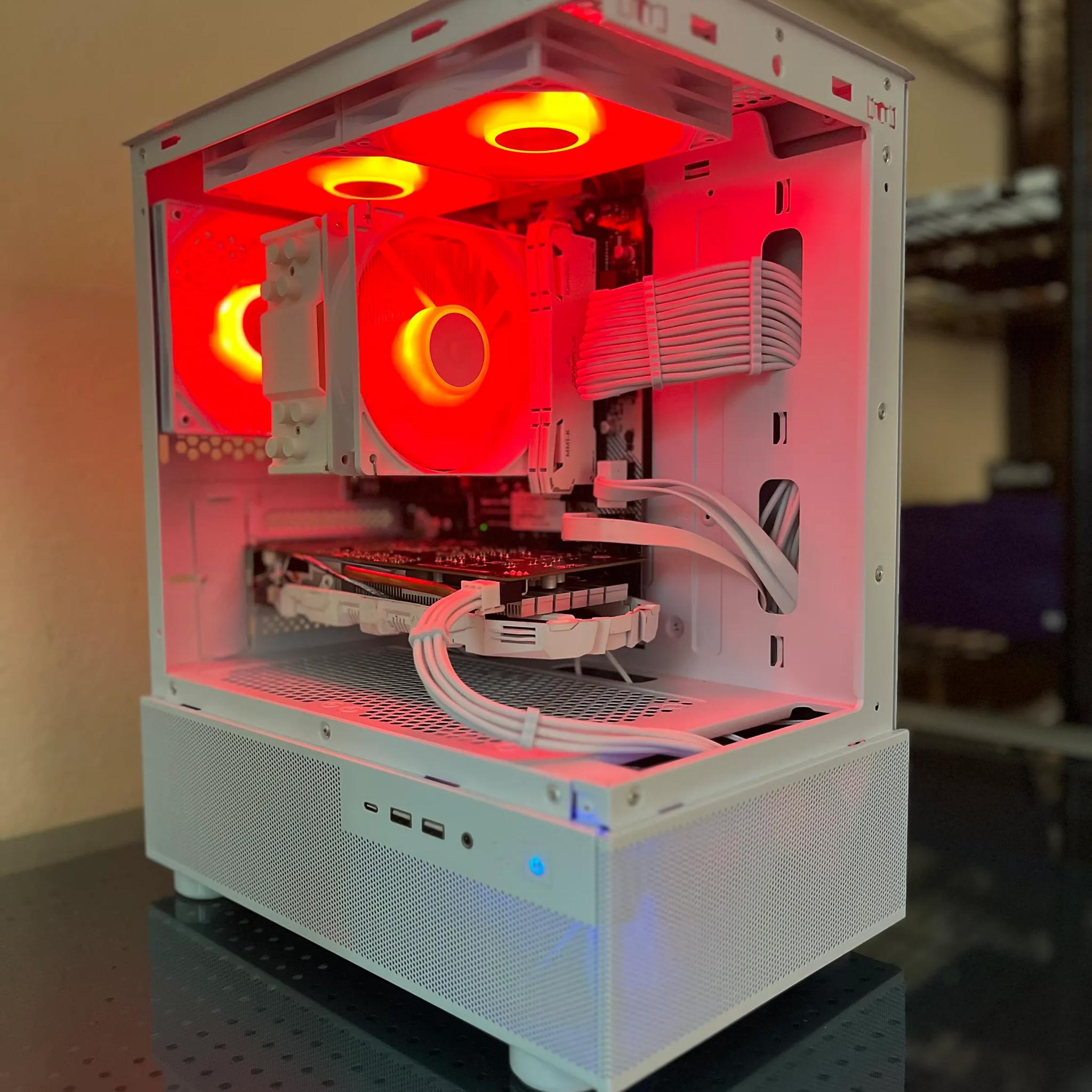1080p White RGB Gaming PC (Ryzen 3 and GTX 1060 6GB)