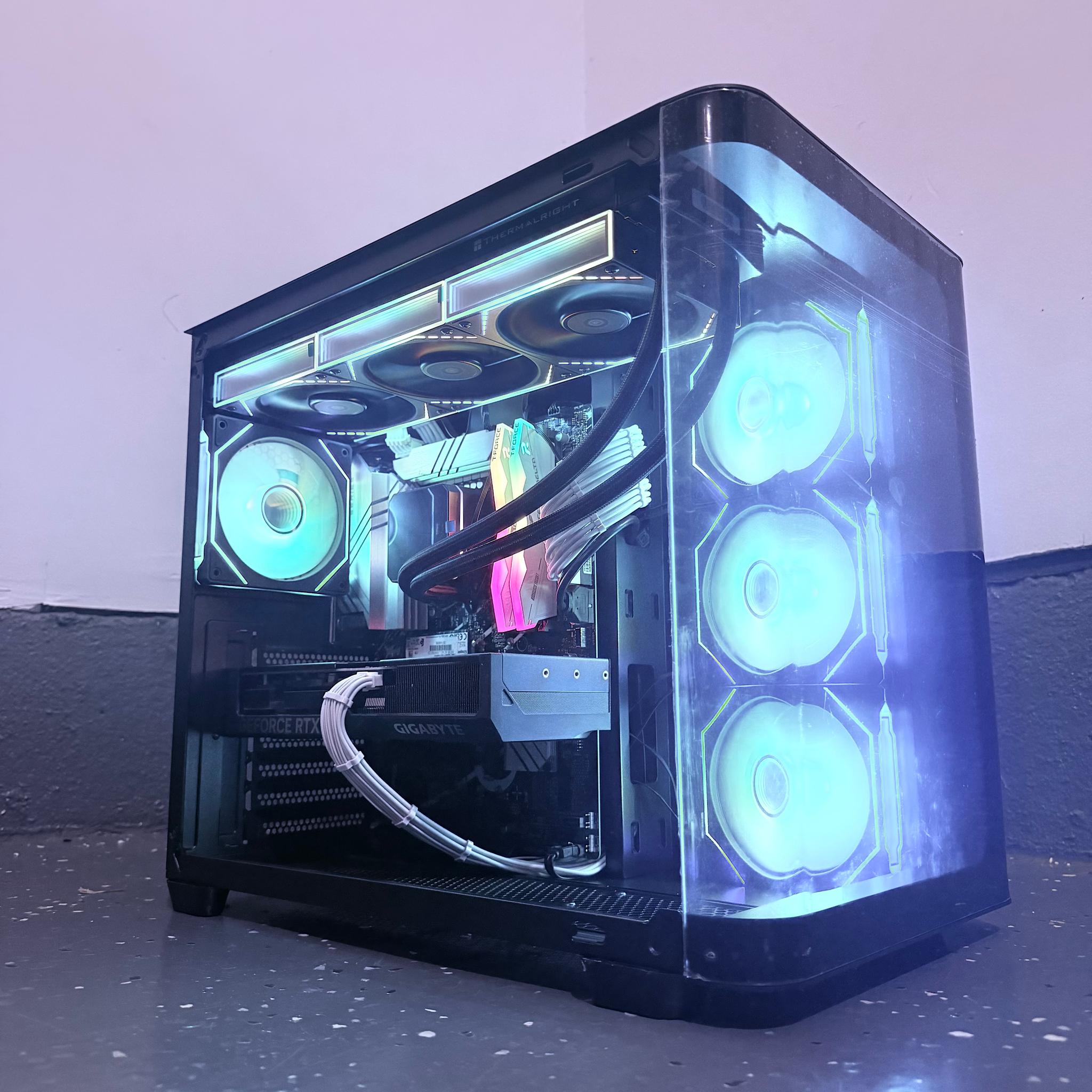 ⚫️"Aurora Rift"🌈 | 1440p Gaming | RTX 4070 Super | i9 12900K | 32B DDR5 | 3TB Storage | Free Ship