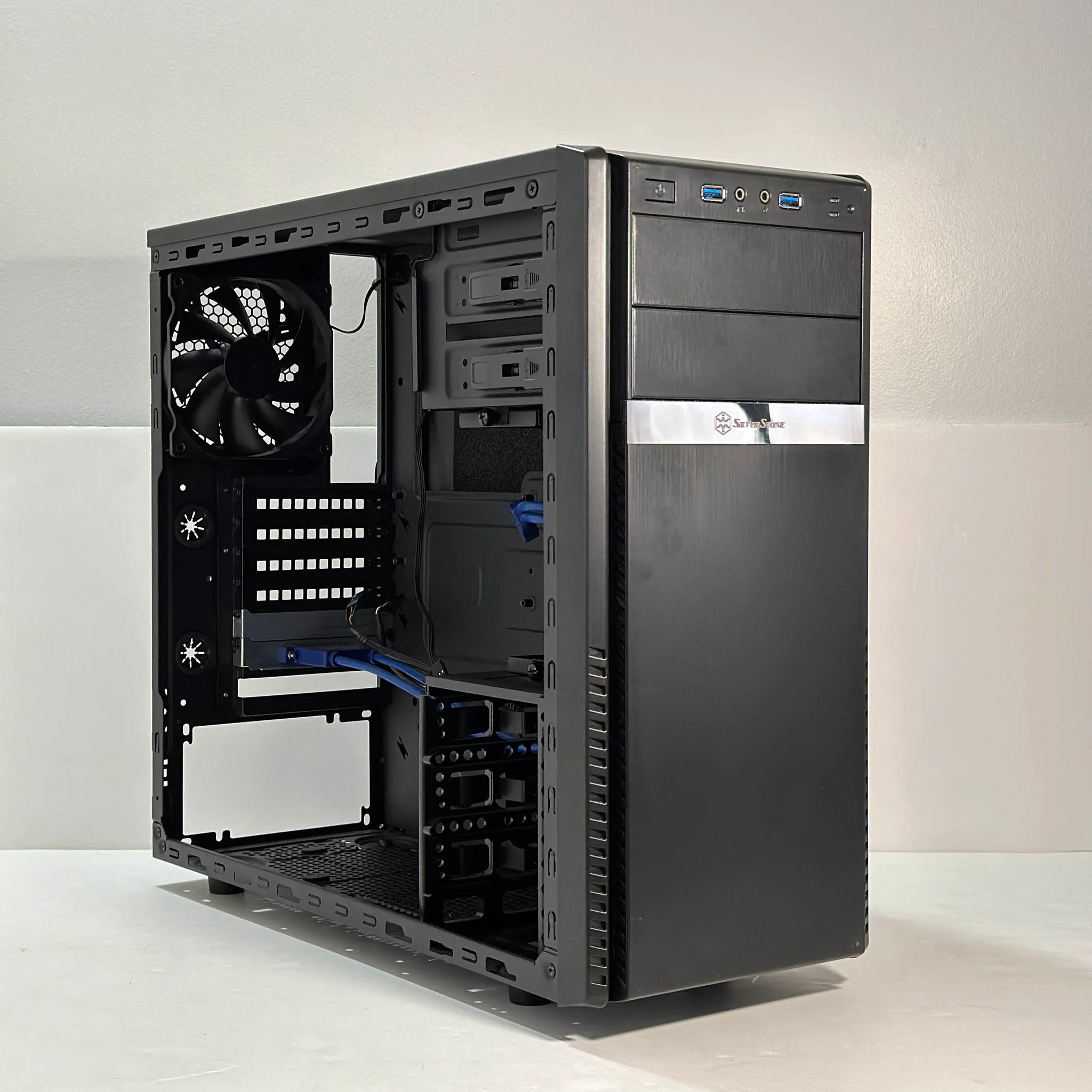 SilverStone Technology PS11 ATX Mid Tower Computer Case W/ 2 120mm Fans