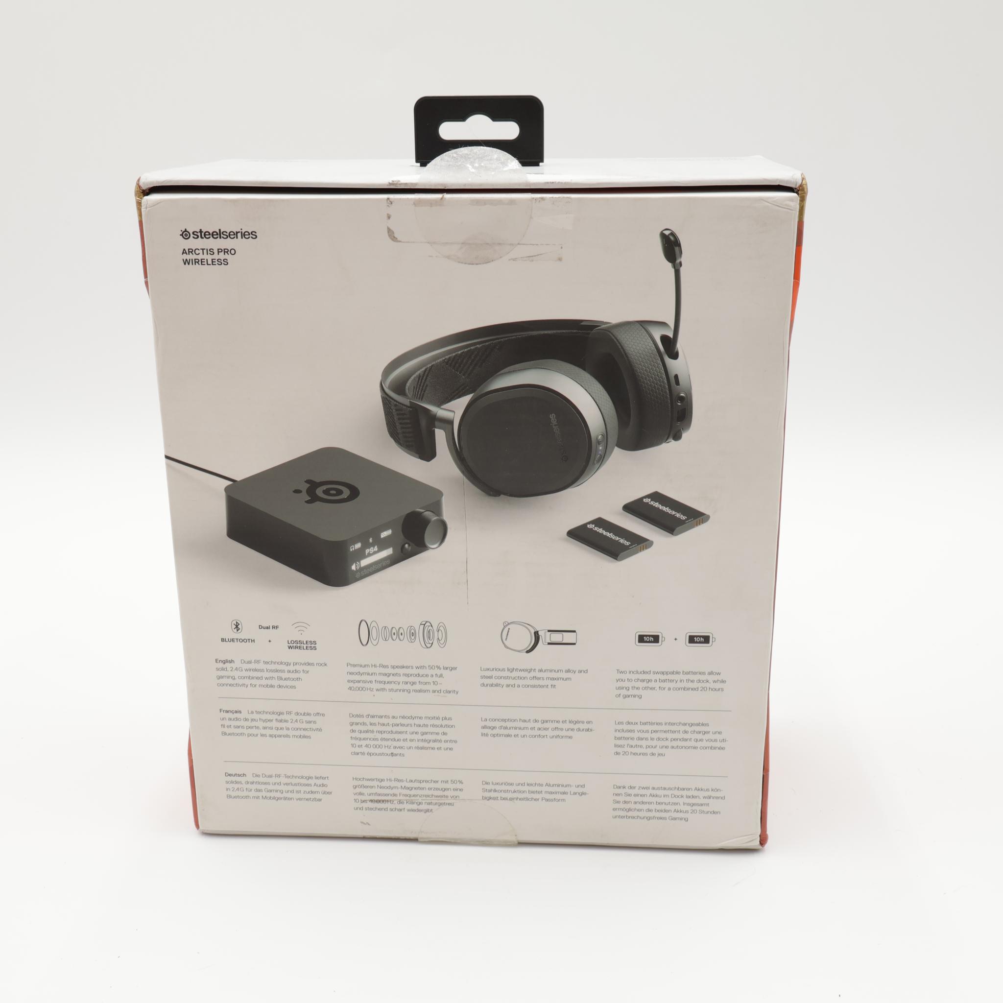 SteelSeries Arctis Pro Wireless Gaming Headset – PC / PS5 –  Refurbished w/ Original Packaging