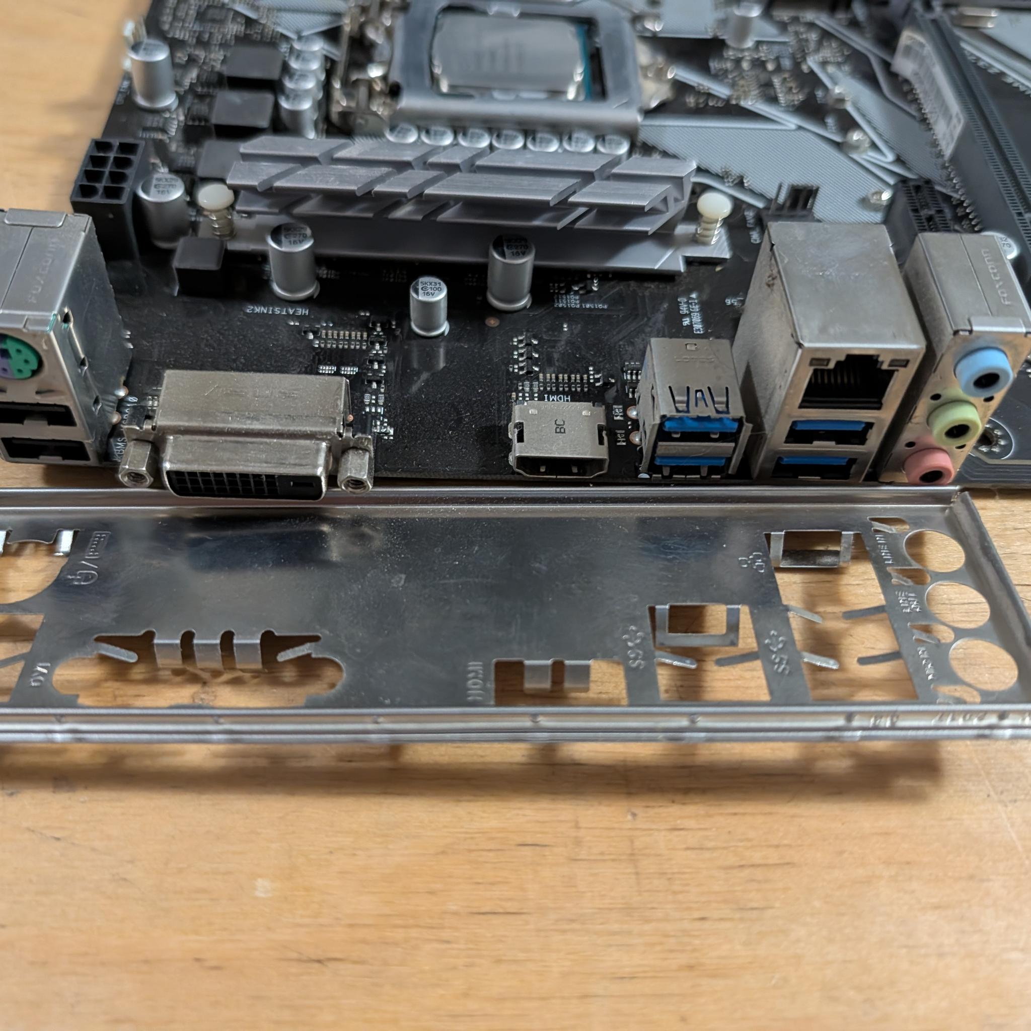 Asus Z370-P + Intel Core i5 8600K