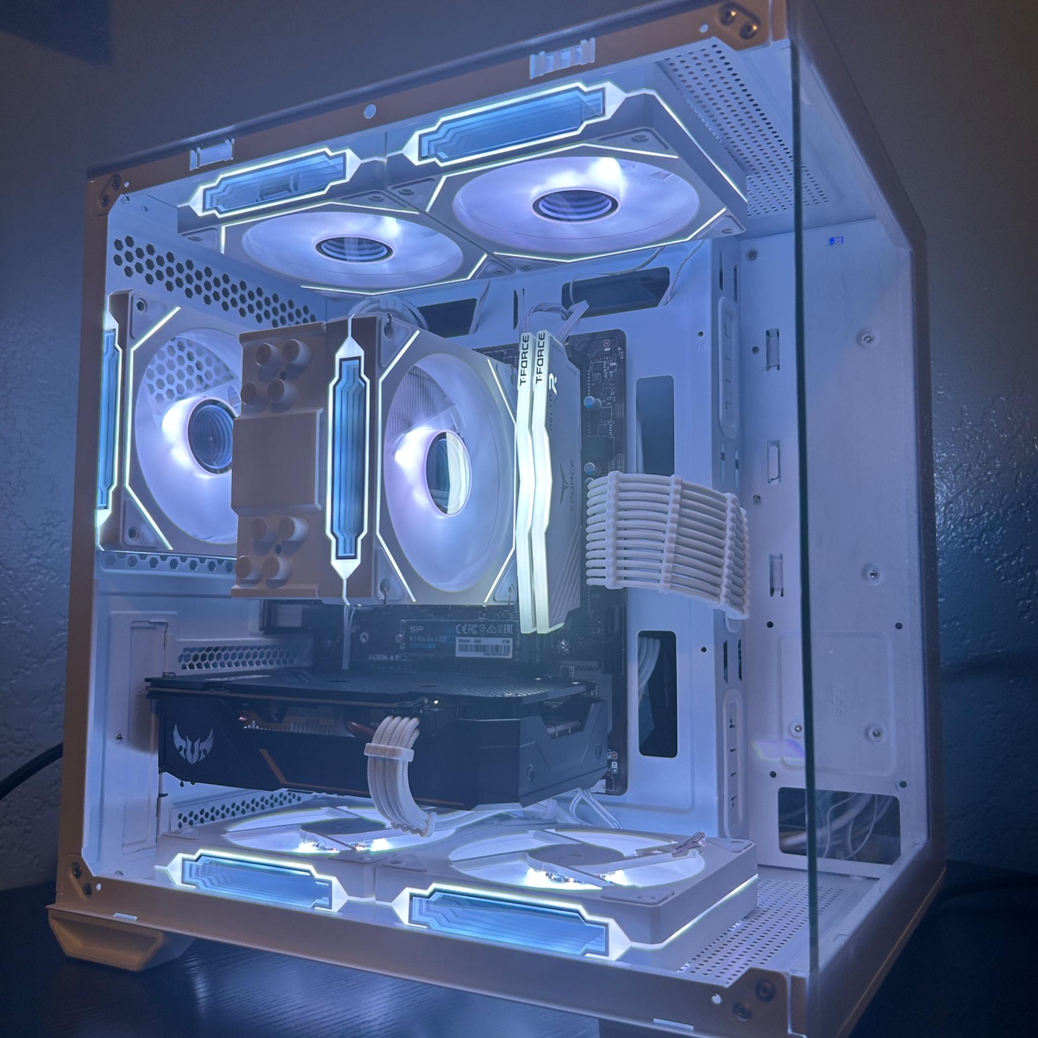 White Budget Gaming PC | RYZEN 5 3600 | 1660 SUPER | 16GB RAM | 1TB SSD | Win 11