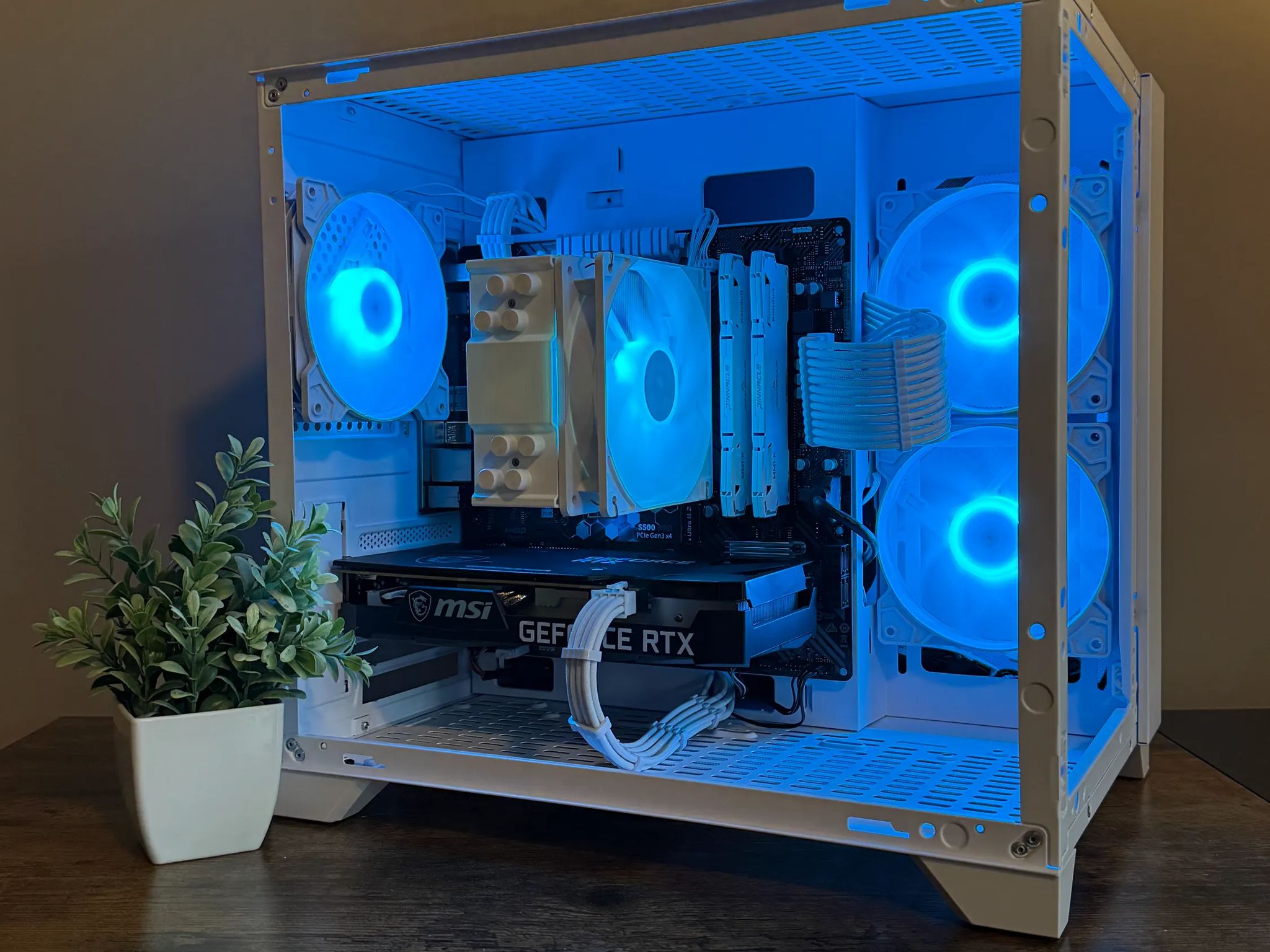 🎮 Balanced Gamer ⚖️ | RTX 3060 | Ryzen 5 5600 | 16GB RAM | 512GB SSD |⚪ High Performance Gaming PC⚪