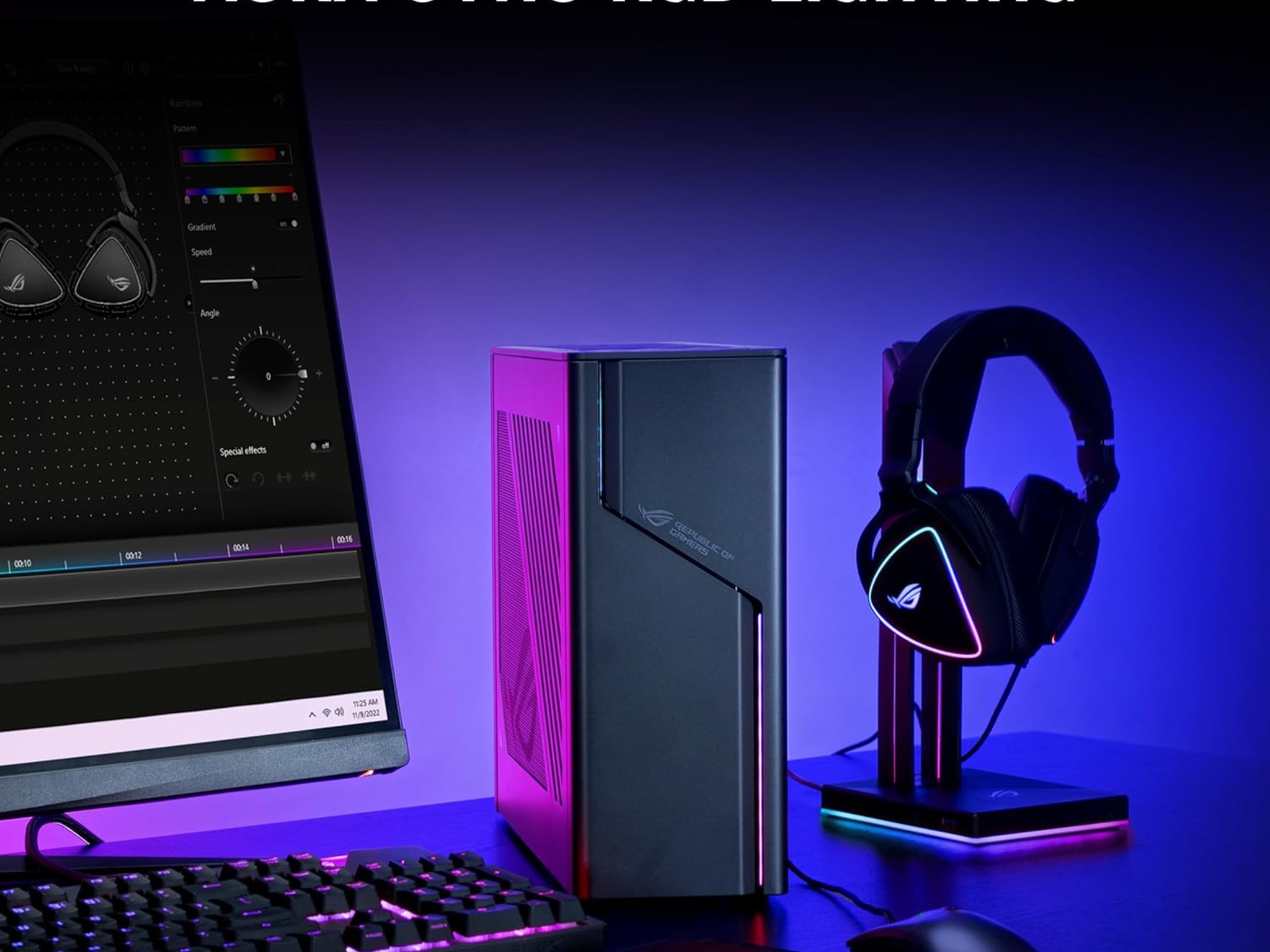 2024 ROG G22CH DS774 Gaming Desktop PC, i7-14700F, RTX 4070, 1TB SSD, 16GB DDR5, Windows 11