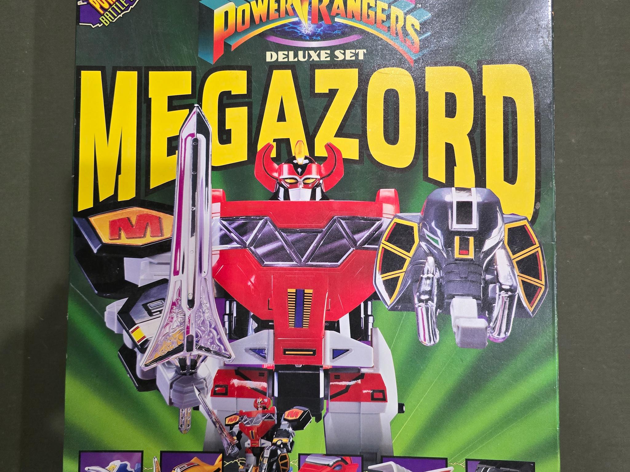 Vintage Mighty Morphin Power Rangers Megazord Deluxe Set 1993 Bandai Open Box 2260 Original
