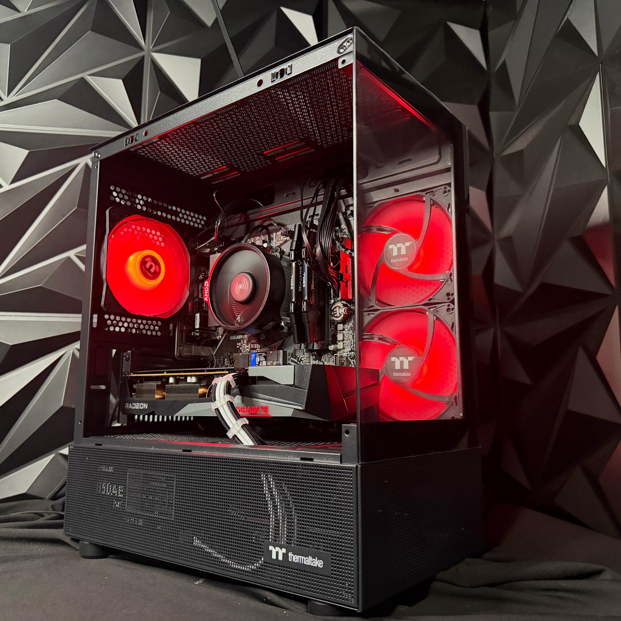 🐑🖤 BLACK SHEEP 🖤🐑 Ryzen 5 5500| RX 7600| 16 GB DDR4| 1.25 TB NVMe| 650W PSU