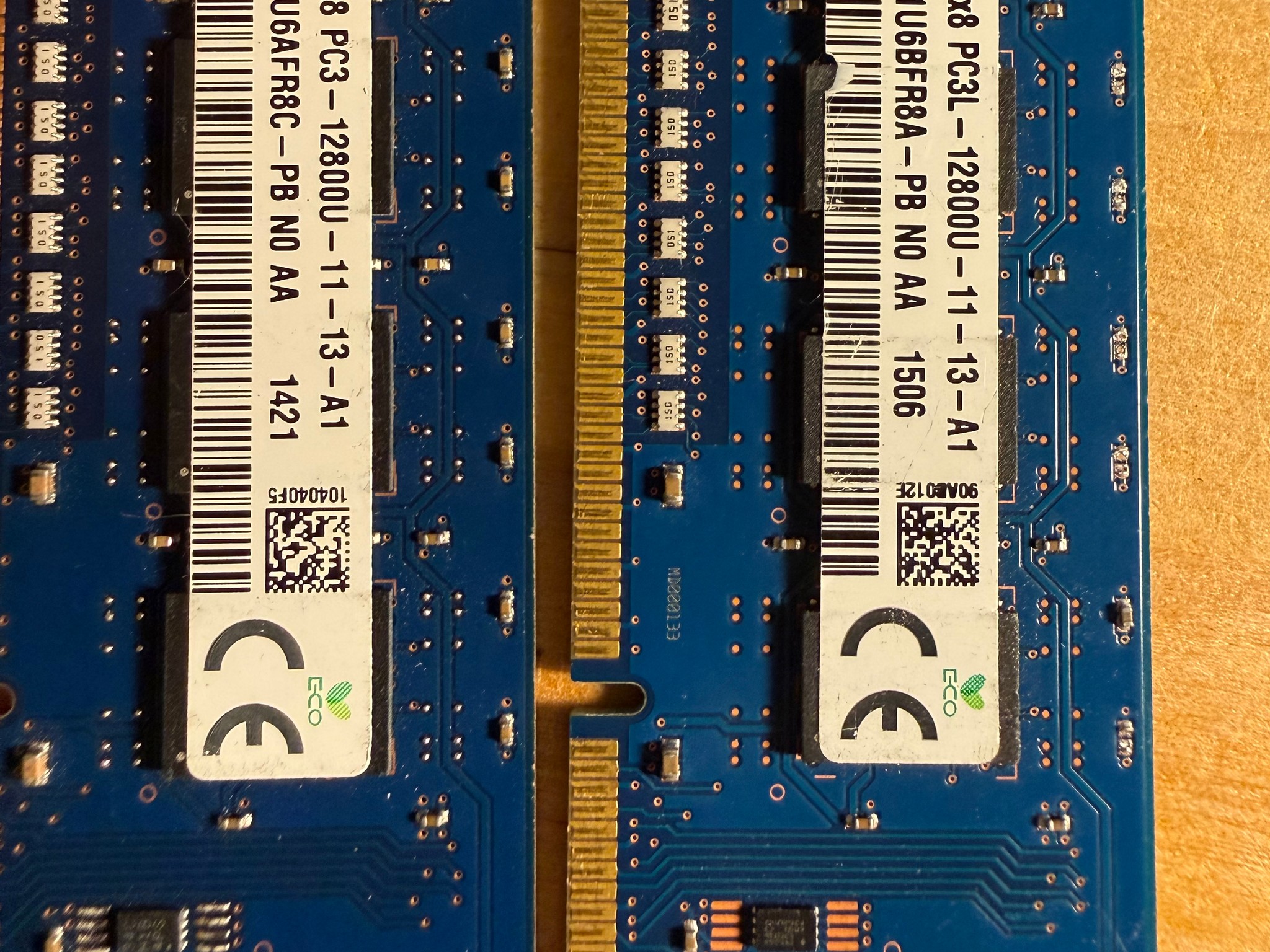 Huge LOT of DDR3 DIMMMs (66GB total, mostly 4GB sticks with a few 2 GB in there) look at photos