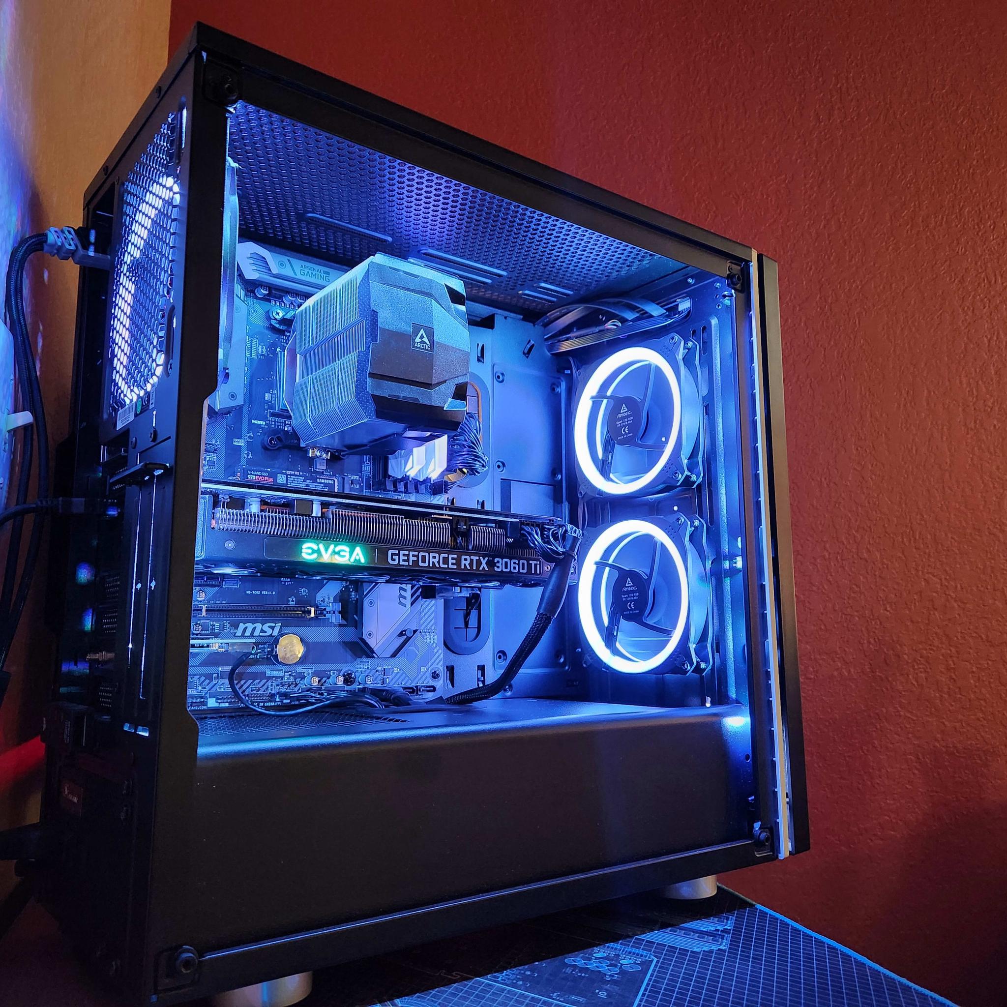 Awesome Mid Level PC, RTX 3060ti, Ryzen 5600G, 16GB 4000 MT/s Ram, Windows 11