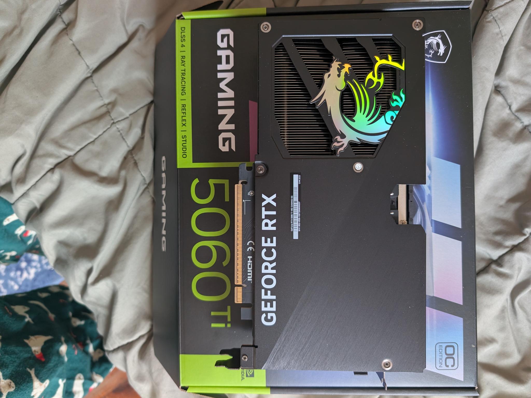 MSI GeForce RTX 5060 Ti GAMING 16G