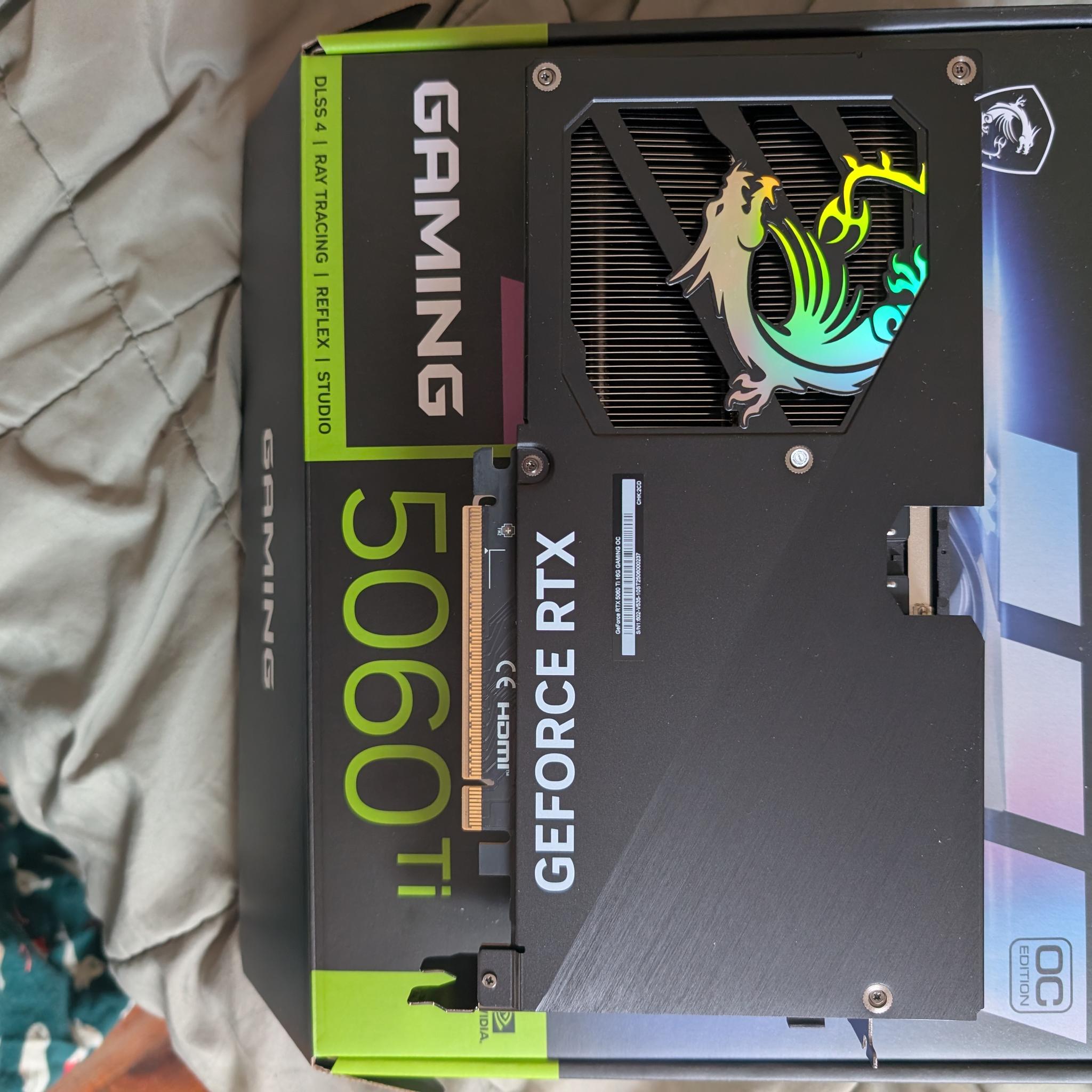 MSI GeForce RTX 5060 Ti GAMING 16G