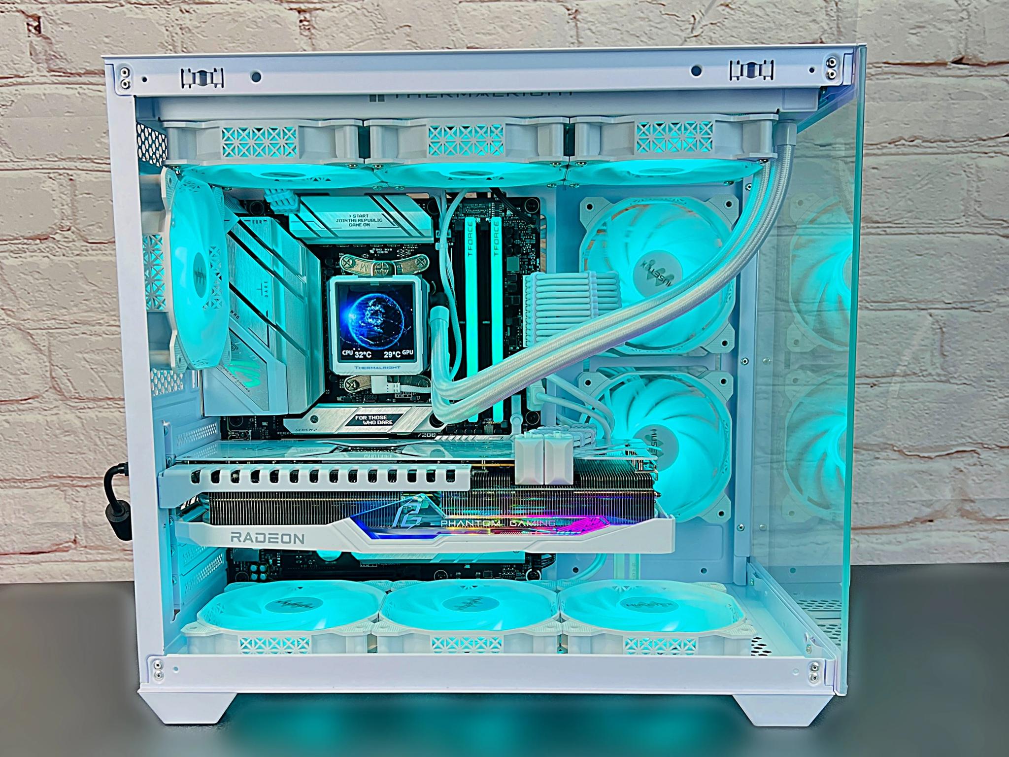 👻 Phantom 👻 Ryzen 7 7800X3D RX 7900 XT 20GB 32GB DDR5 2TB M.2 Win 11Pro Gaming PC 🤯