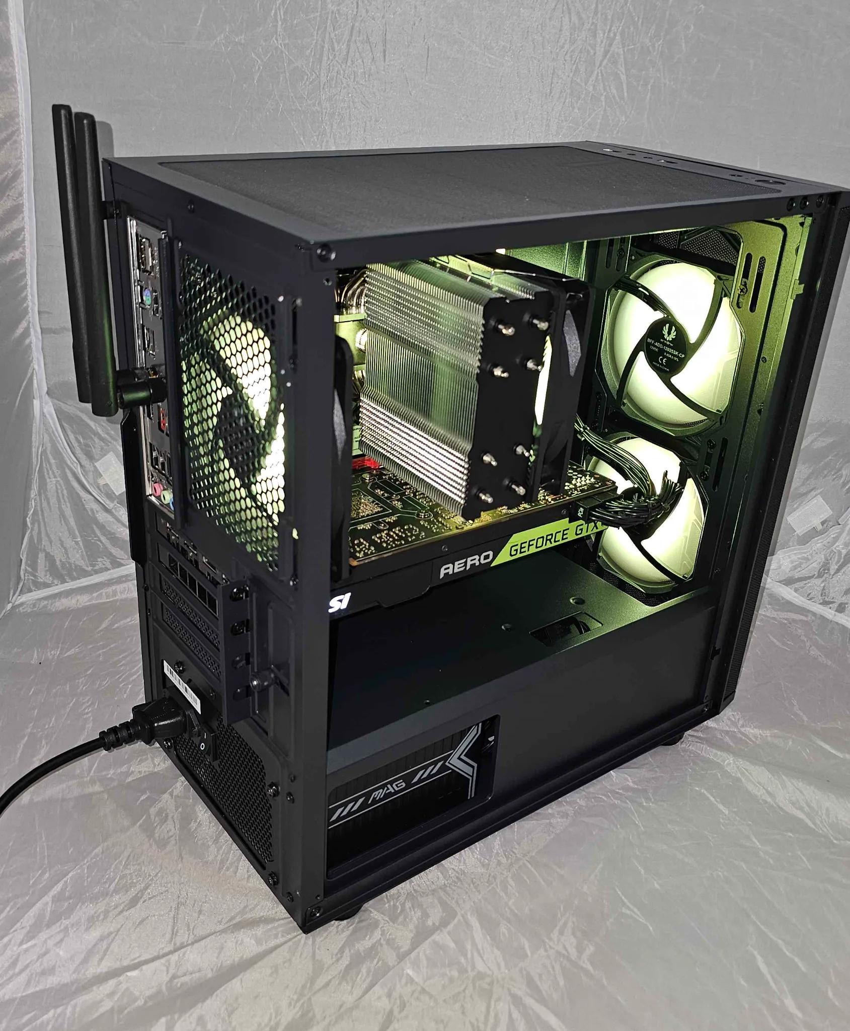 Gaming Desktop PC Ryzen 5 7500F / GTX 1080TI / 500GB SSD / 32GB DDR5