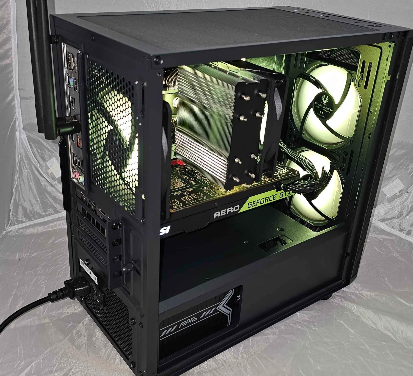 Gaming Desktop PC Ryzen 5 7500F / GTX 1080TI / 500GB SSD / 32GB DDR5