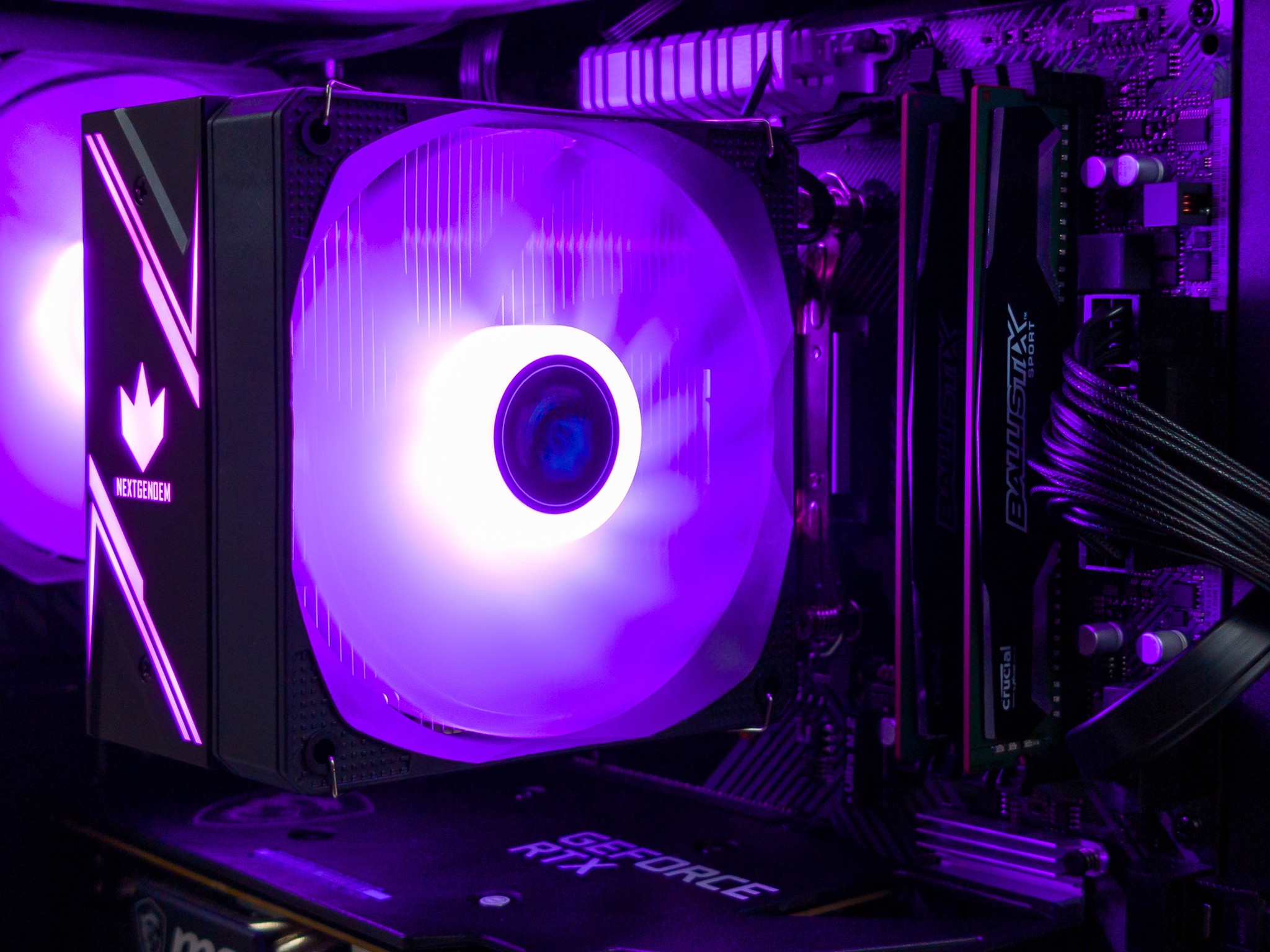 💜🖤 RTX 3060Ti / Ryzen 5 3600 / 16GB Gaming PC 🖤💜