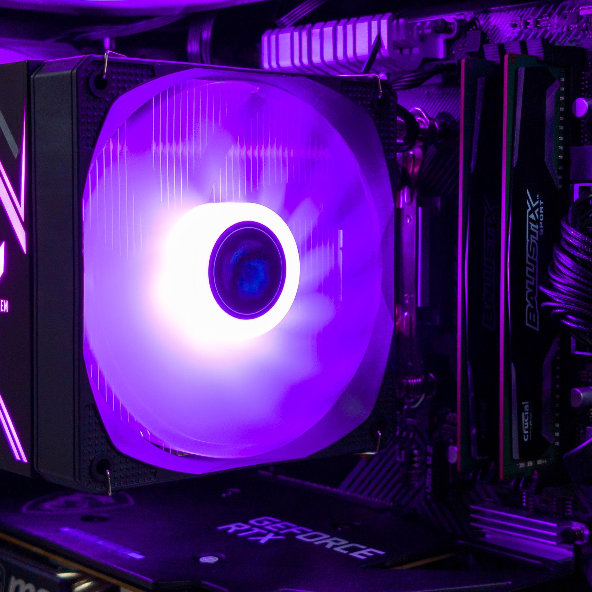 💜🖤 RTX 3060Ti / Ryzen 5 3600 / 16GB Gaming PC 🖤💜