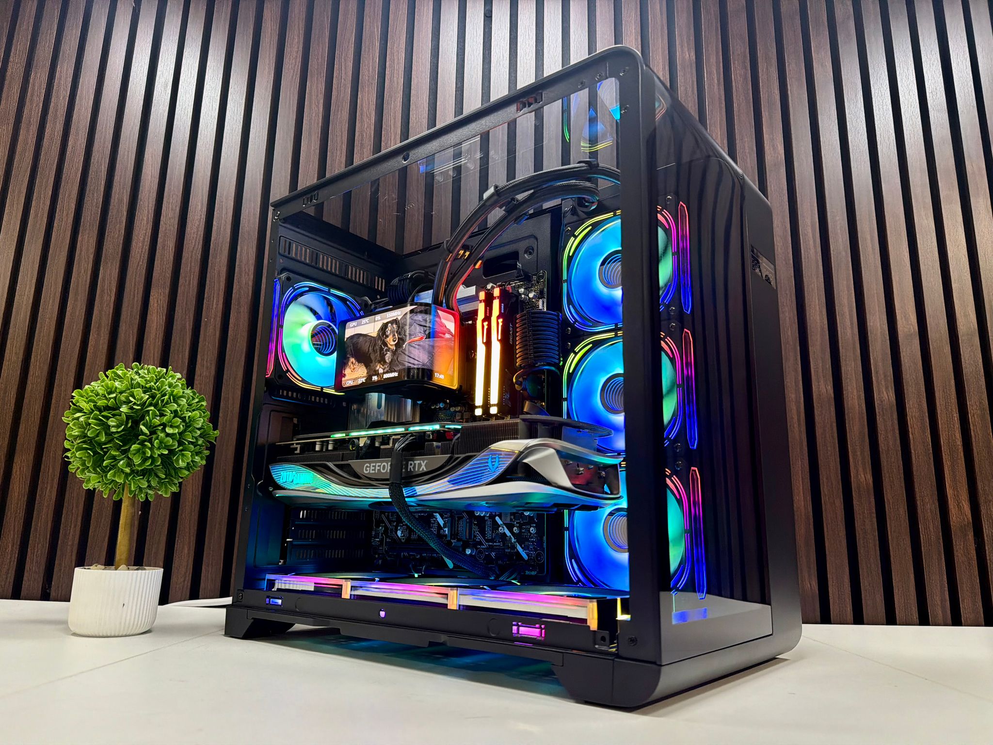 RTX 4080 | Intel Ultra 9 285k | 32GB DDR5 | 2TB M.2 | 1000 Watt Gold PSU | LCD AIO