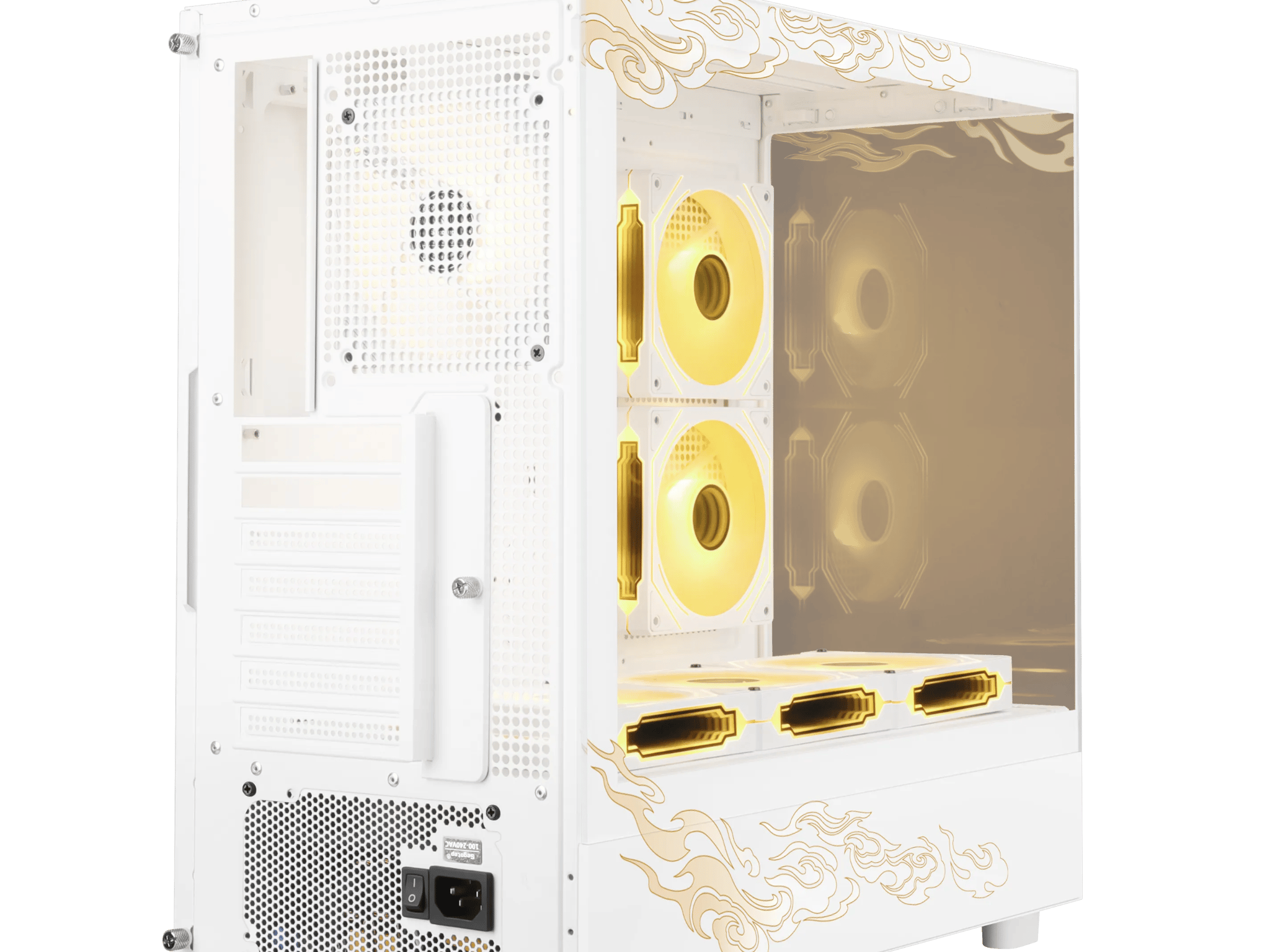 SEGOTEP Endura Pro+ | 🐉🌟LOONG/DRAGON Edition🌟 🐉 | ATX CASE |360mm AIO Support | 6 ARGB FAN INCLUDED