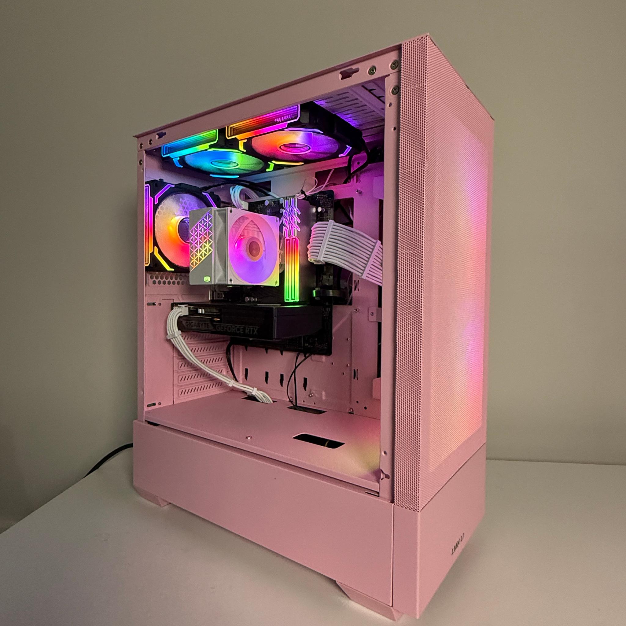 🌸 Lian Li Pink Gaming PC –RTX 5060 8gb|16gb RAM, 1TB SSD