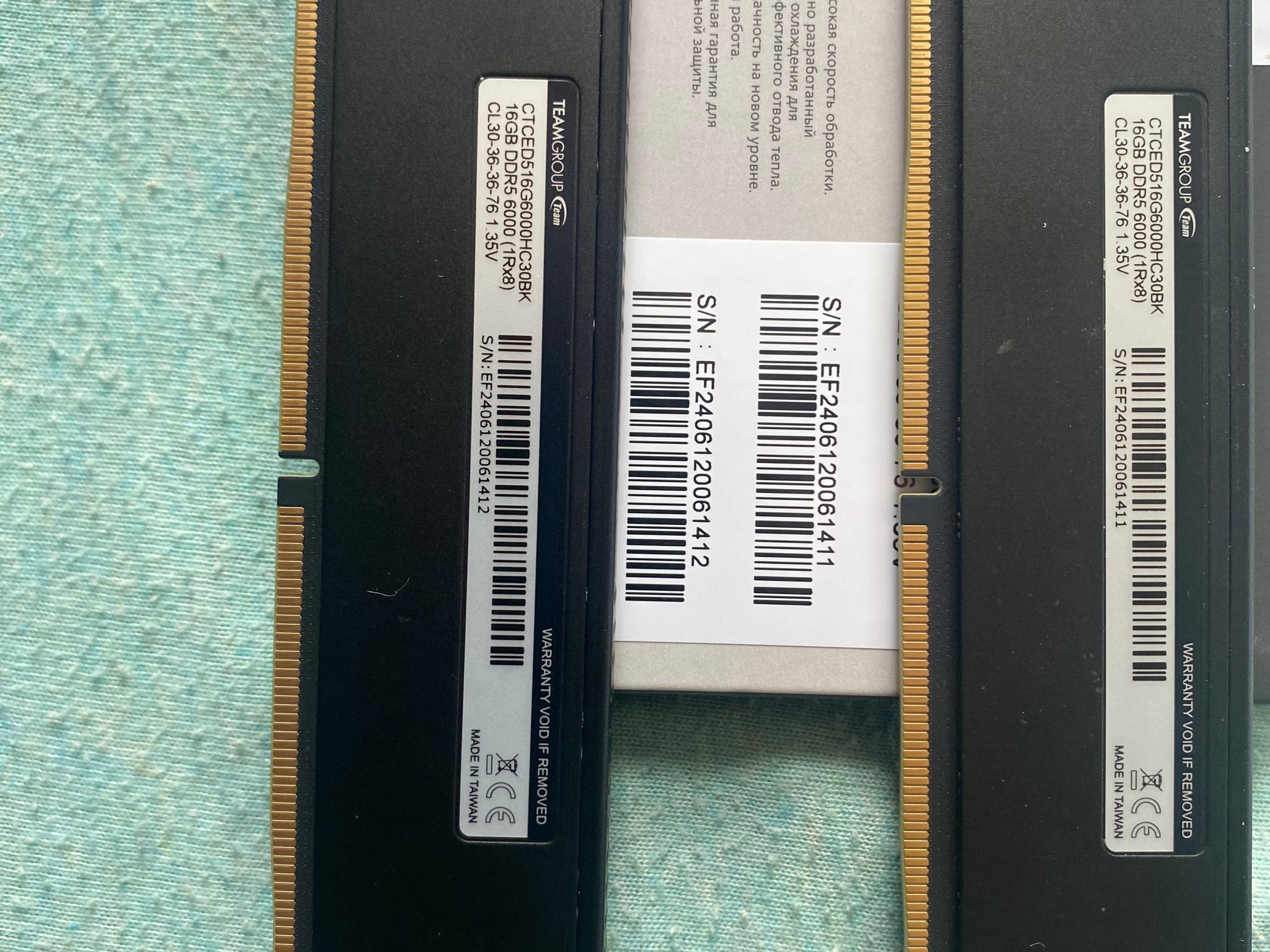 32GB (2x16GB) DDR5 6000 CL30 T-Create RAM Kit