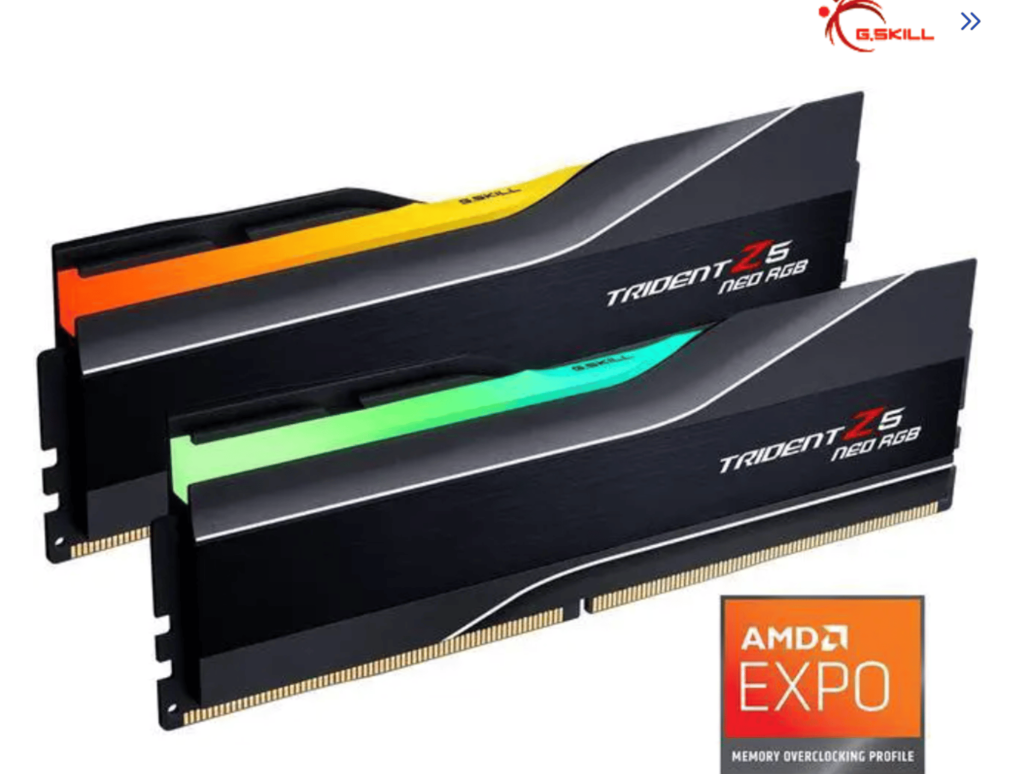 G.SKILL Trident Z5 Neo RGB 64GB (2 x 32GB) - DDR5 6000 - CL30 - Model F5-6000J3040G32GX2-TZ5NR