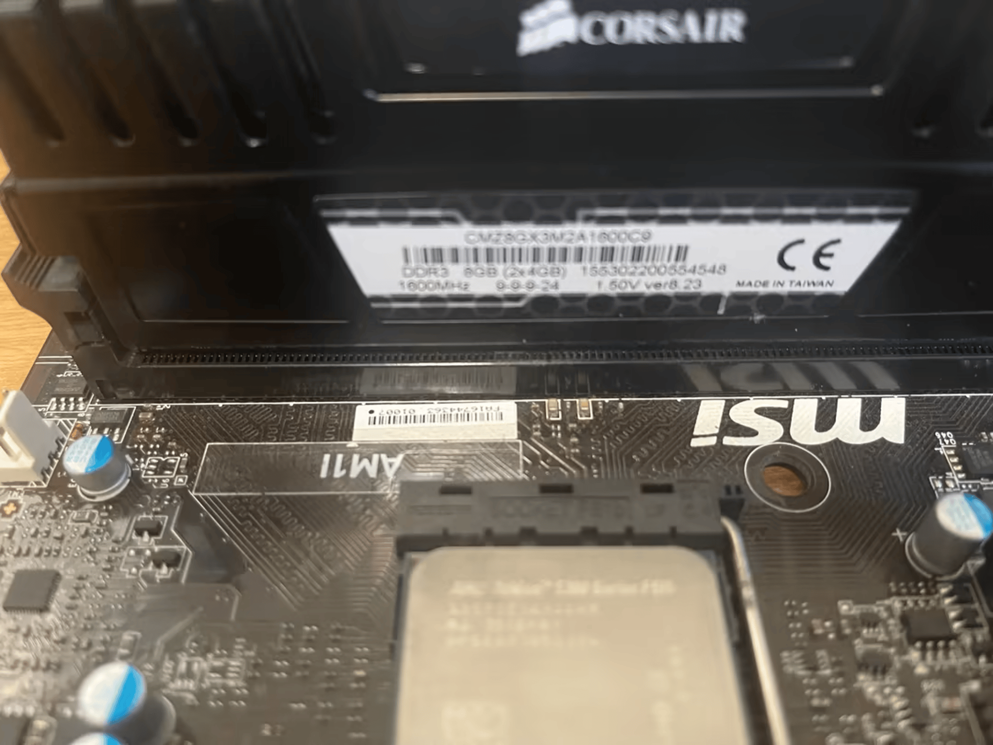 CPU/MOBO/Ram COMBO - AMD Athlon 5350 with MSI Mini ITX Motherboard and 8GB Ram