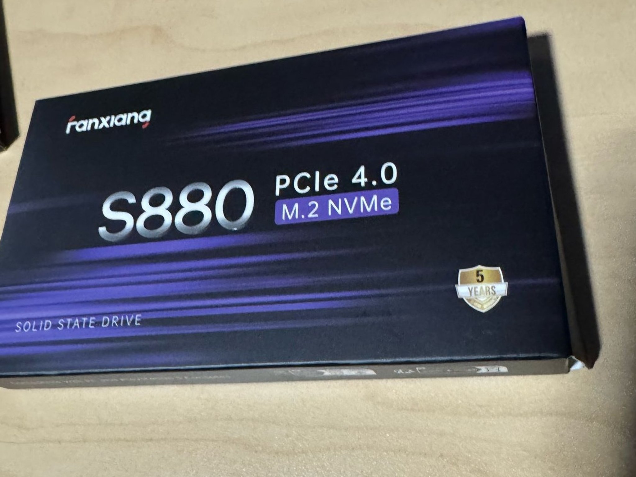 4 TB NVMe Fanxiang PCIe 4.0 M.2 2280 Gaming SSD, Seq. Read Speeds UP to 7300MB/s