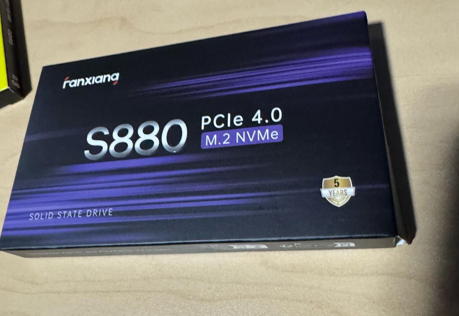 4 TB NVMe Fanxiang PCIe 4.0 M.2 2280 Gaming SSD, Seq. Read Speeds UP to 7300MB/s