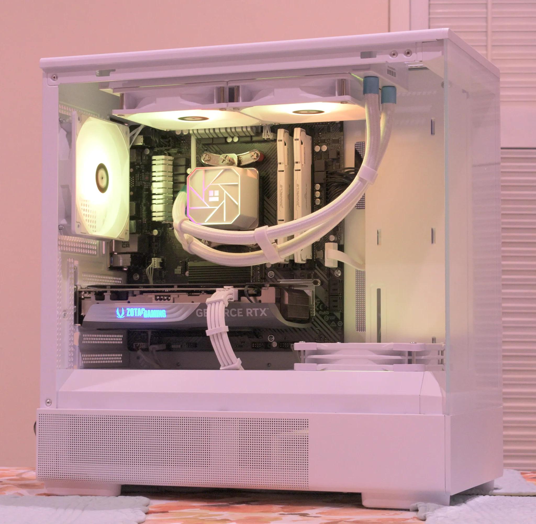 RTX 4070 12GB Gaming PC 1440P ⬜🟪 Ryzen 7 5700X3D ⬜🟪 32GB DDR4 ⬜🟪 1TB NVME SSD ⬜🟪 Wifi/BT RGB