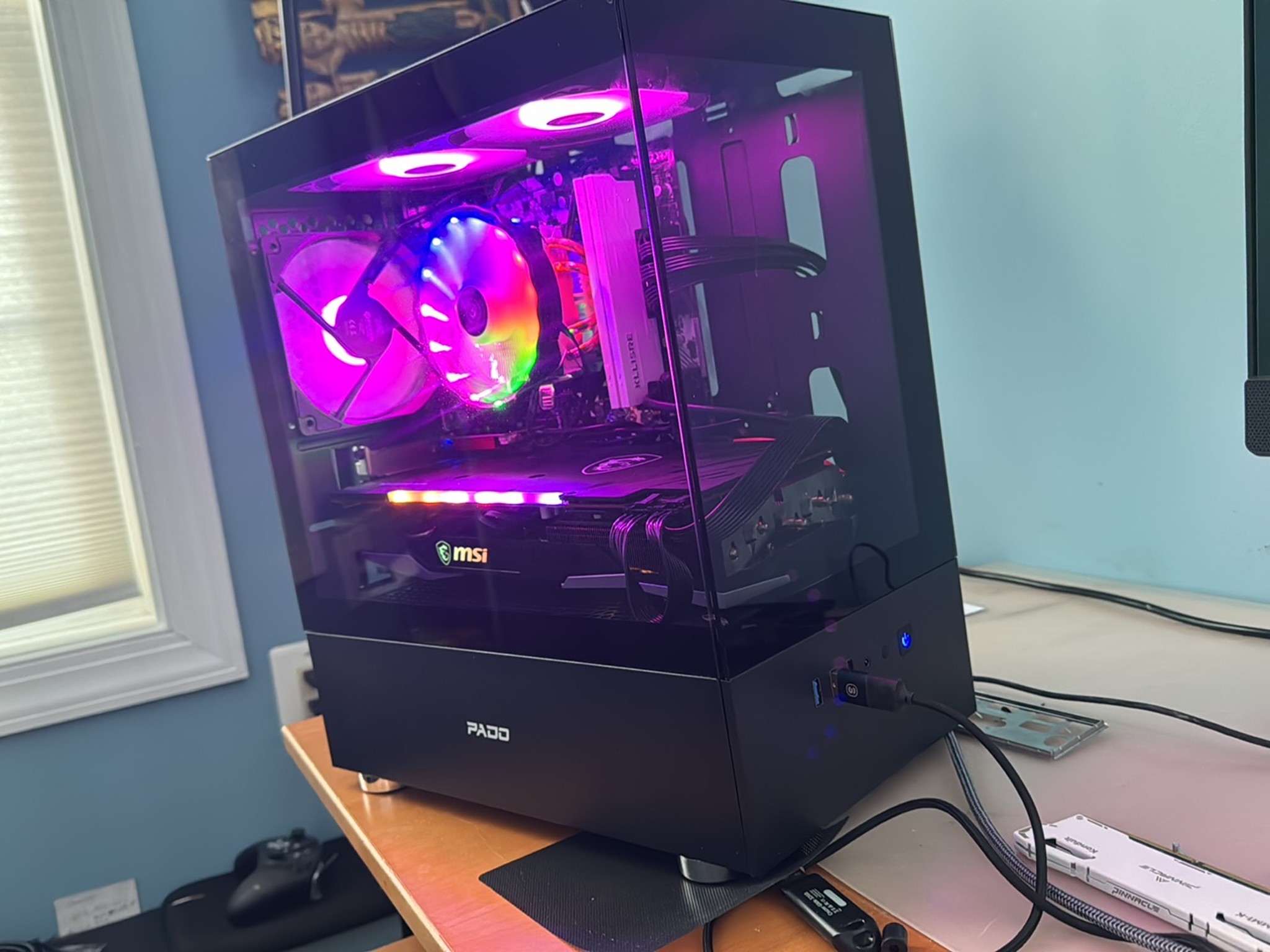 New gaming PC, ryzen 5800x3d, rx6800(similar to rtx 4070) 32 gig ram, 1tb ssd