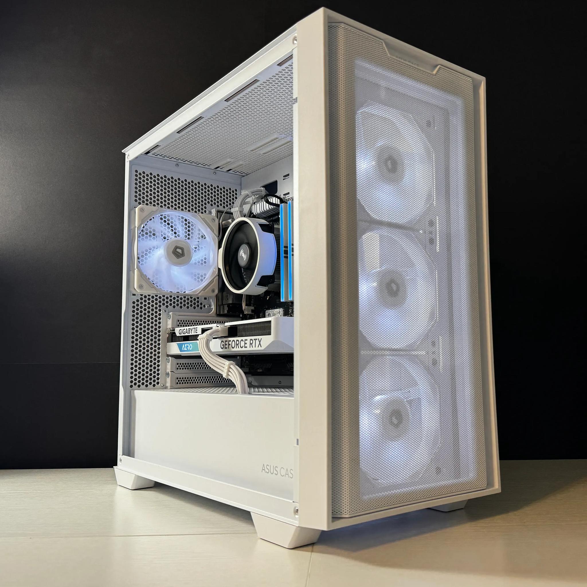 🧊FROST🧊 Gaming PC | AMD Ryzen 5 3600 | 16GB DDR4 | RTX 4060 | 1TB m.2 SSD | Win11 PRO | Wi-Fi