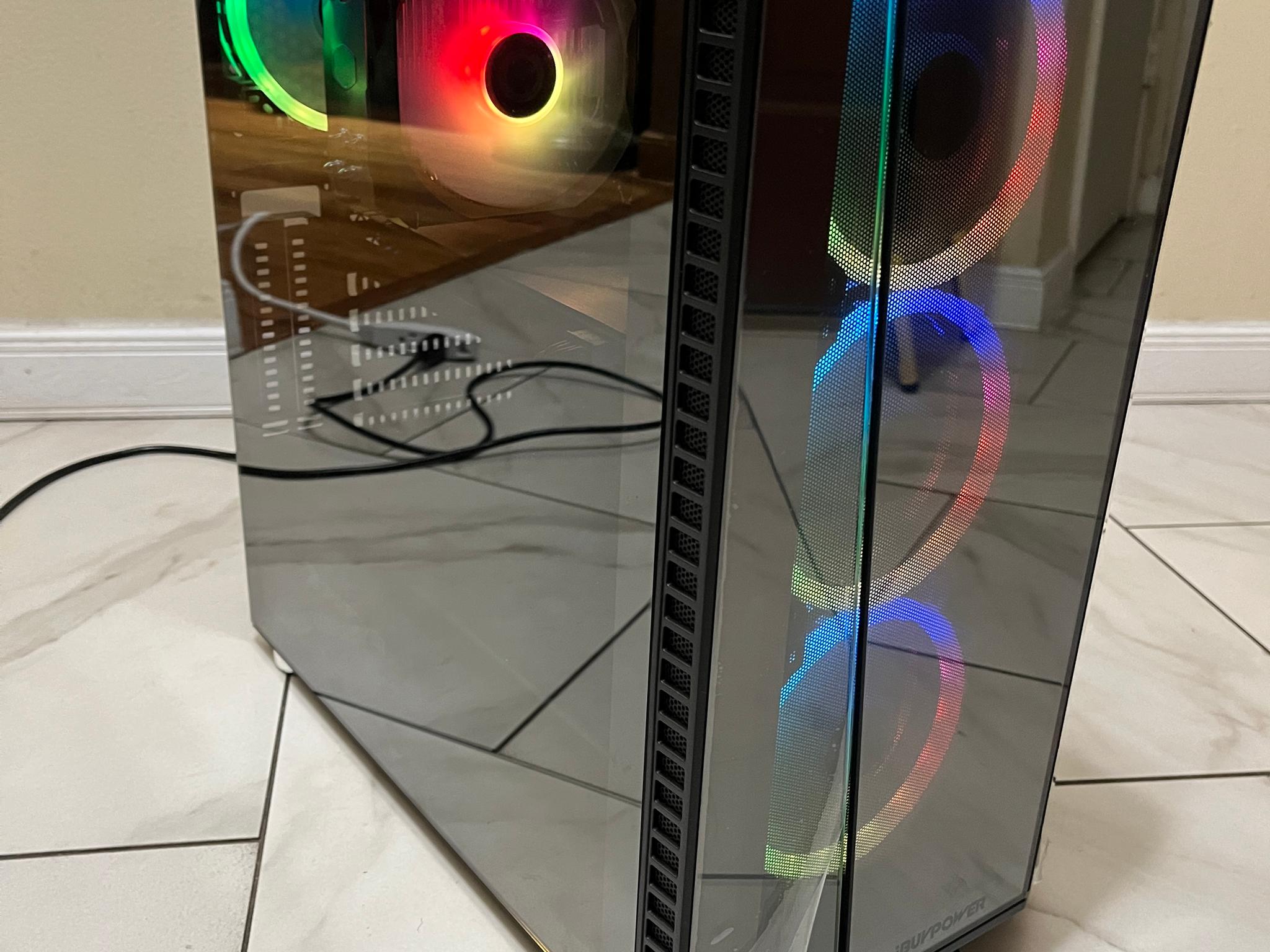 🟠🔥NVIDIA GTX 1080, Intel i7-7700, 16GB RAM, 1 TB Storage, High Performance Gaming PC w/ RGB Remote
