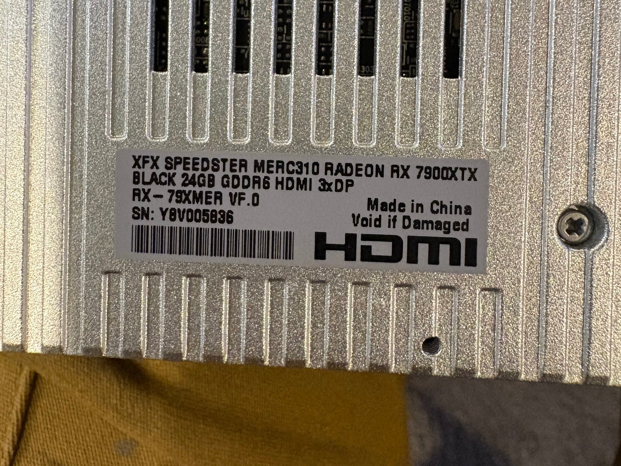 XFX  Speedster MERC 310 Radeon RX 7900 XTX