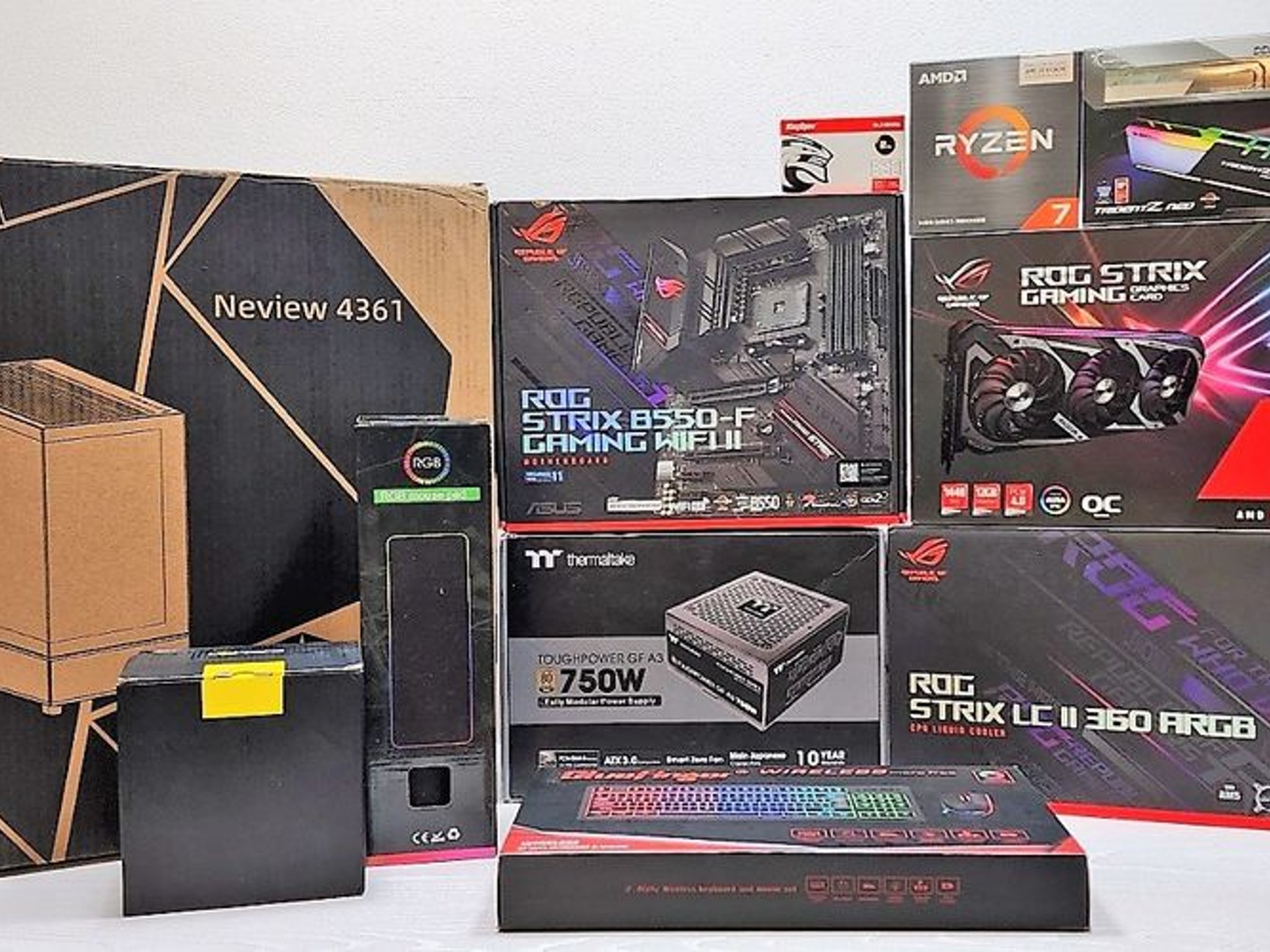 "ROG" Custom Gaming PC - 5800X3D/RX 6700XT - READ DESCRIPTION!!!