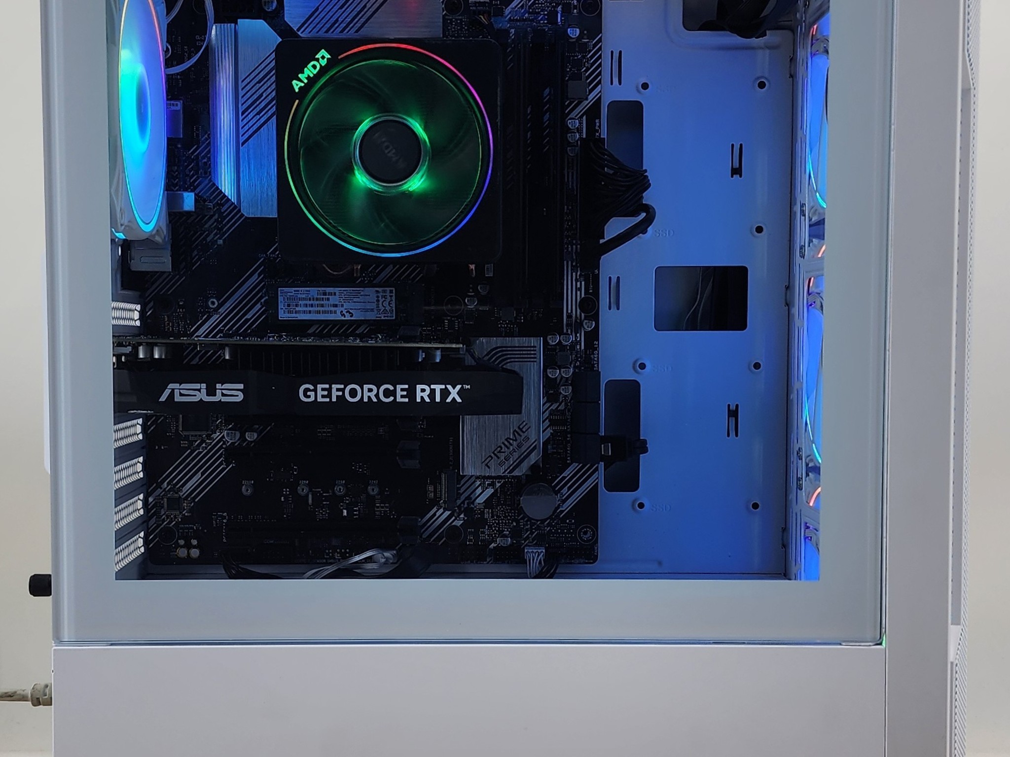 Gaming PC Ryzen 5 5500 16GB RAM 256GB SSD + 1TB HDD RTX 3050 6GB Win11 Computer