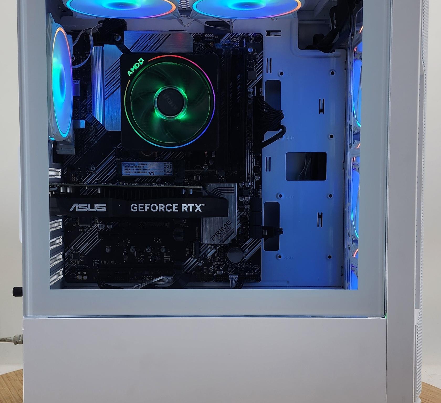Gaming PC Ryzen 5 5500 16GB RAM 256GB SSD + 1TB HDD RTX 3050 6GB Win11 Computer