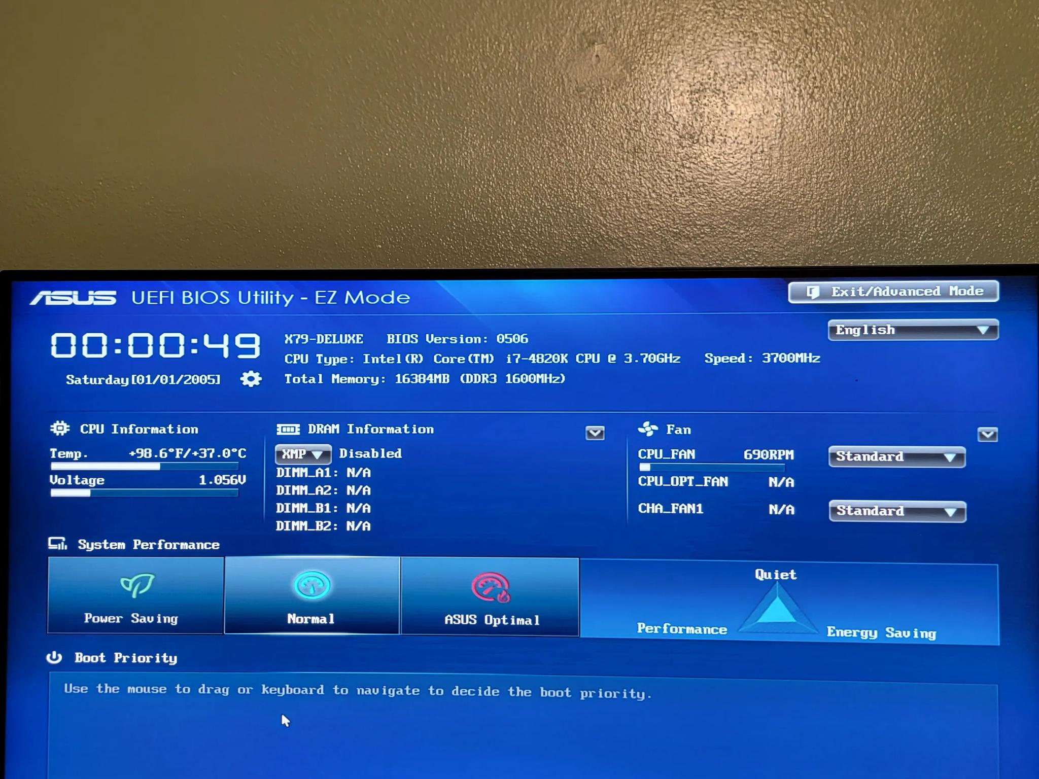 ASUS X79-Deluxe W/i7 4820K X79 ATX Motherboard DDR3