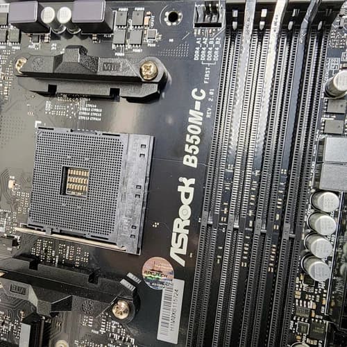 UPDATED BIOS ASROCK B550M-C WIFI AM4 DDR4 MATX MOTHERBOARD