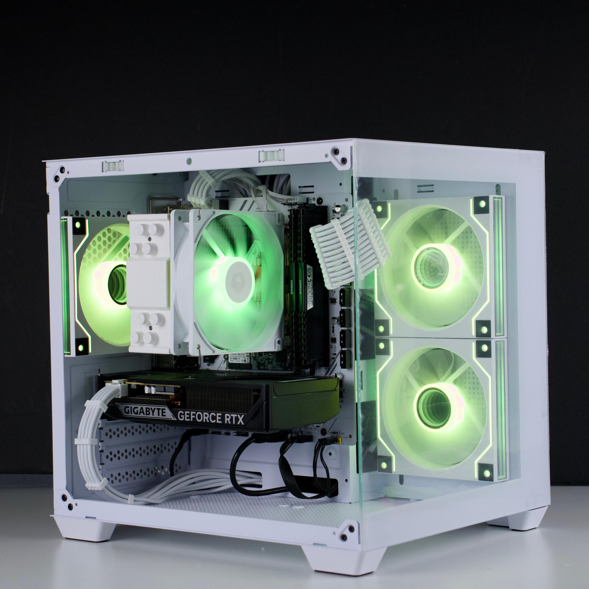 🧊❄️🧊 White Gaming PC – RTX 5060, Ryzen 5 5600X, 32GB RAM, 960GB SSD - WiFi, BlueTooth 🧊❄️🧊