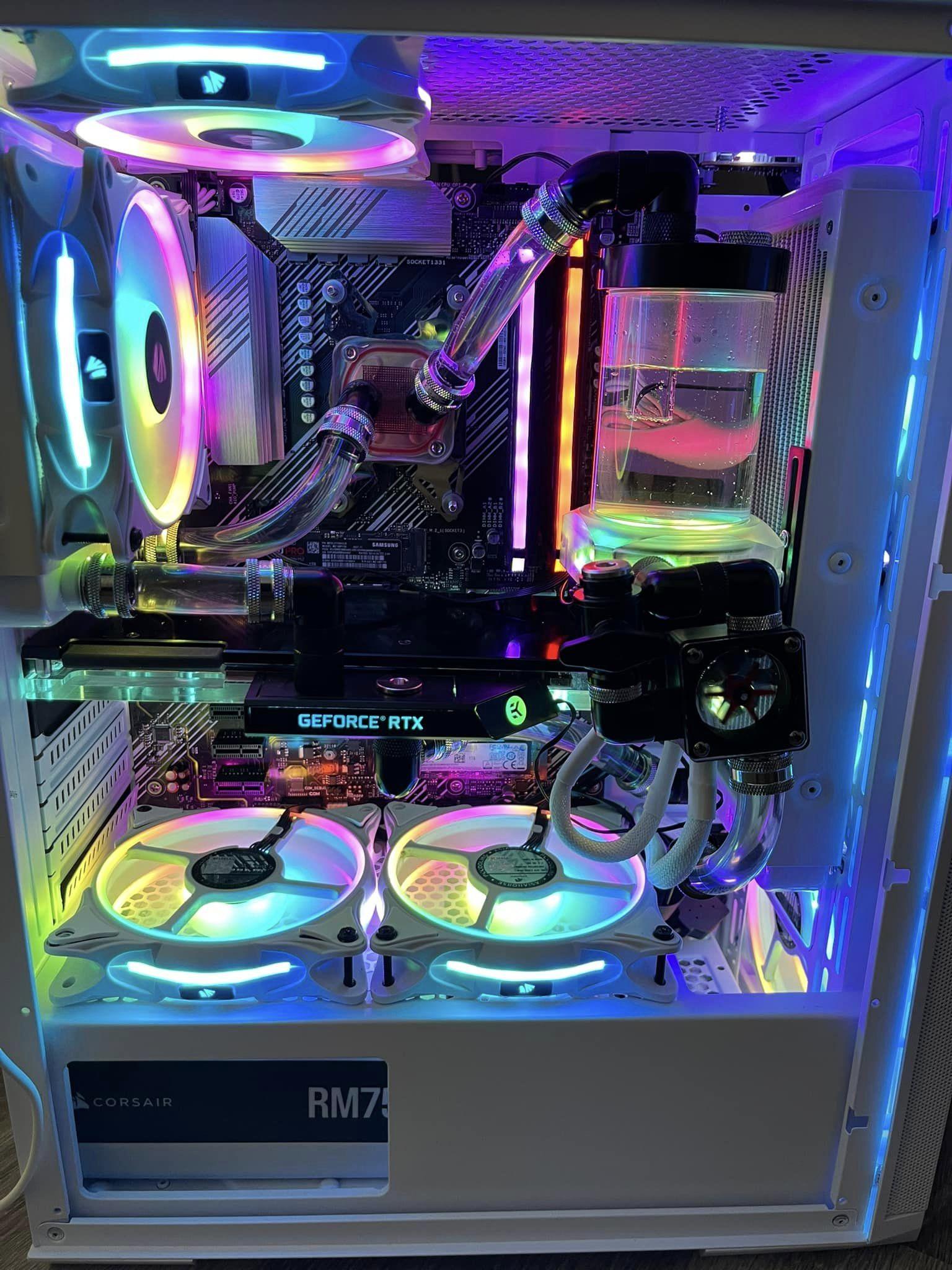Custom water cooled AMD PC with water cooled 2070 Super