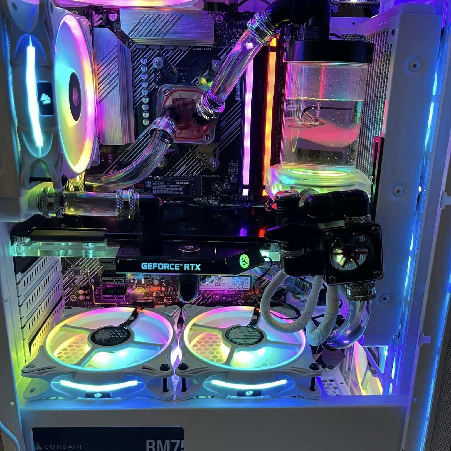 Custom water cooled AMD PC with water cooled 2070 Super