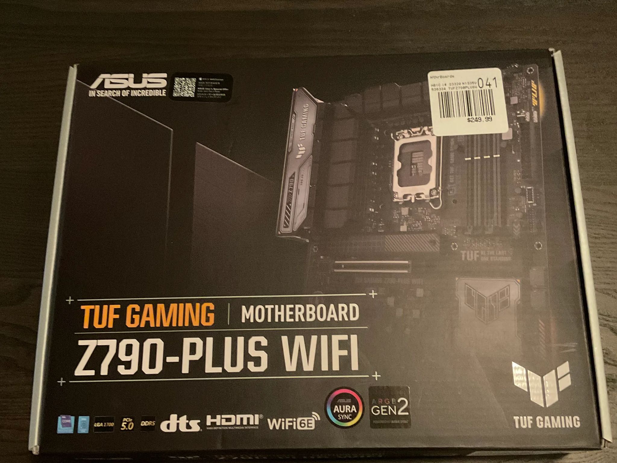 On Sale! ASUS Z790-Plus TUF Gaming WiFi D5 Intel LGA 1700 ATX Motherboard