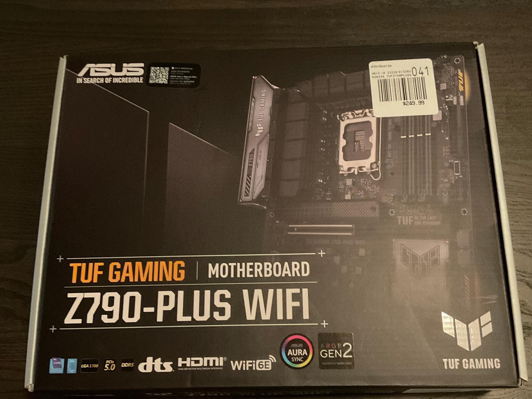 On Sale! ASUS Z790-Plus TUF Gaming WiFi D5 Intel LGA 1700 ATX Motherboard