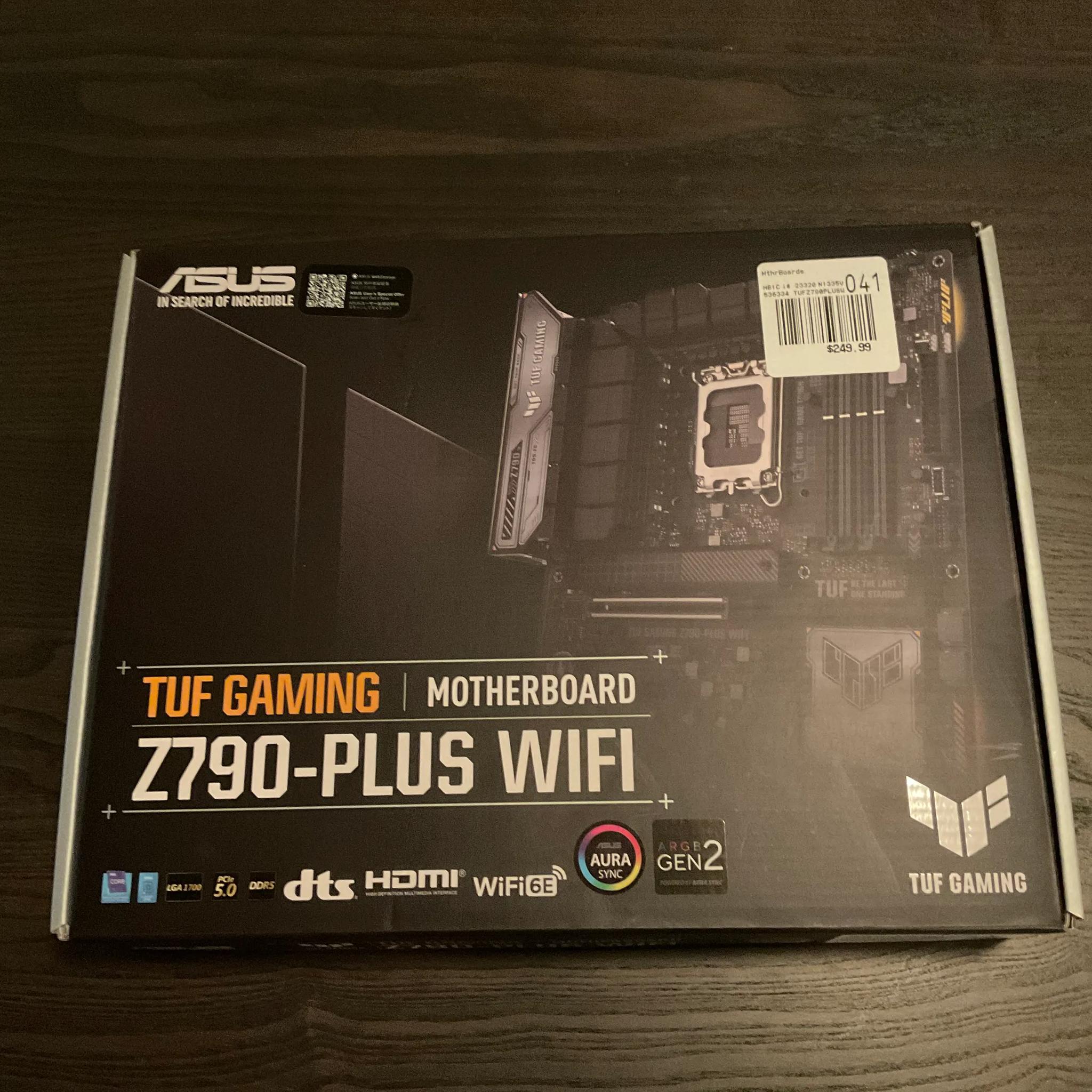 On Sale! ASUS Z790-Plus TUF Gaming WiFi D5 Intel LGA 1700 ATX Motherboard
